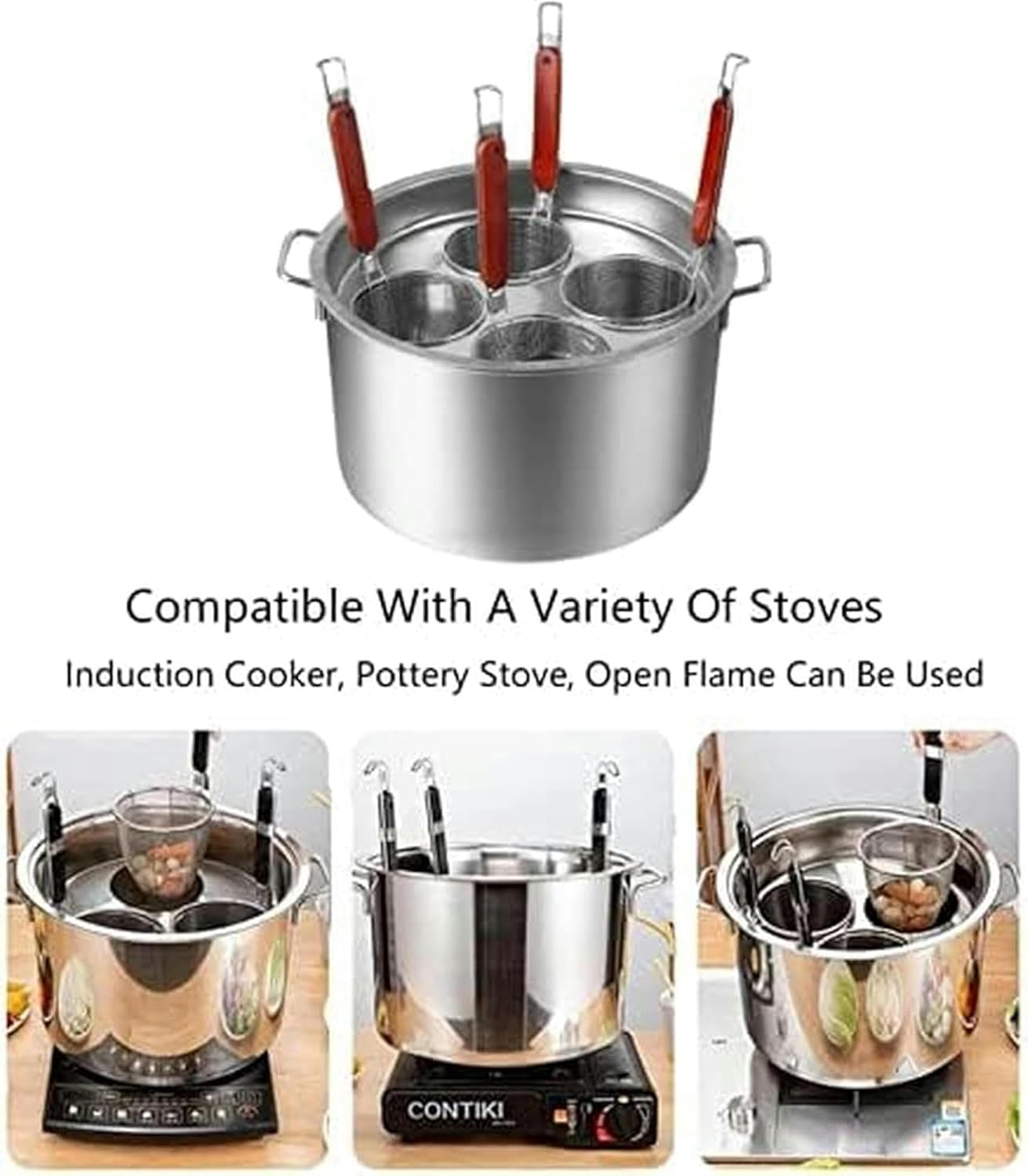 Stainless Steel Commercial Cookware Set for Home and Restaurant Use