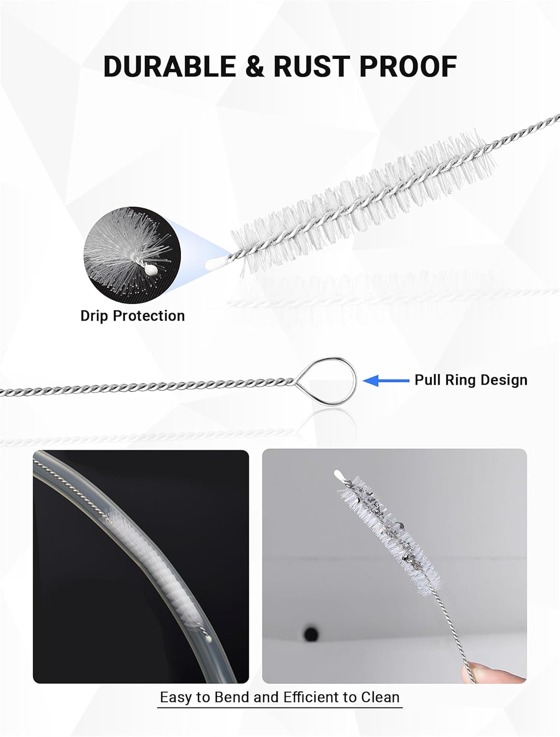 Multi-Sized Large Drain Brush for