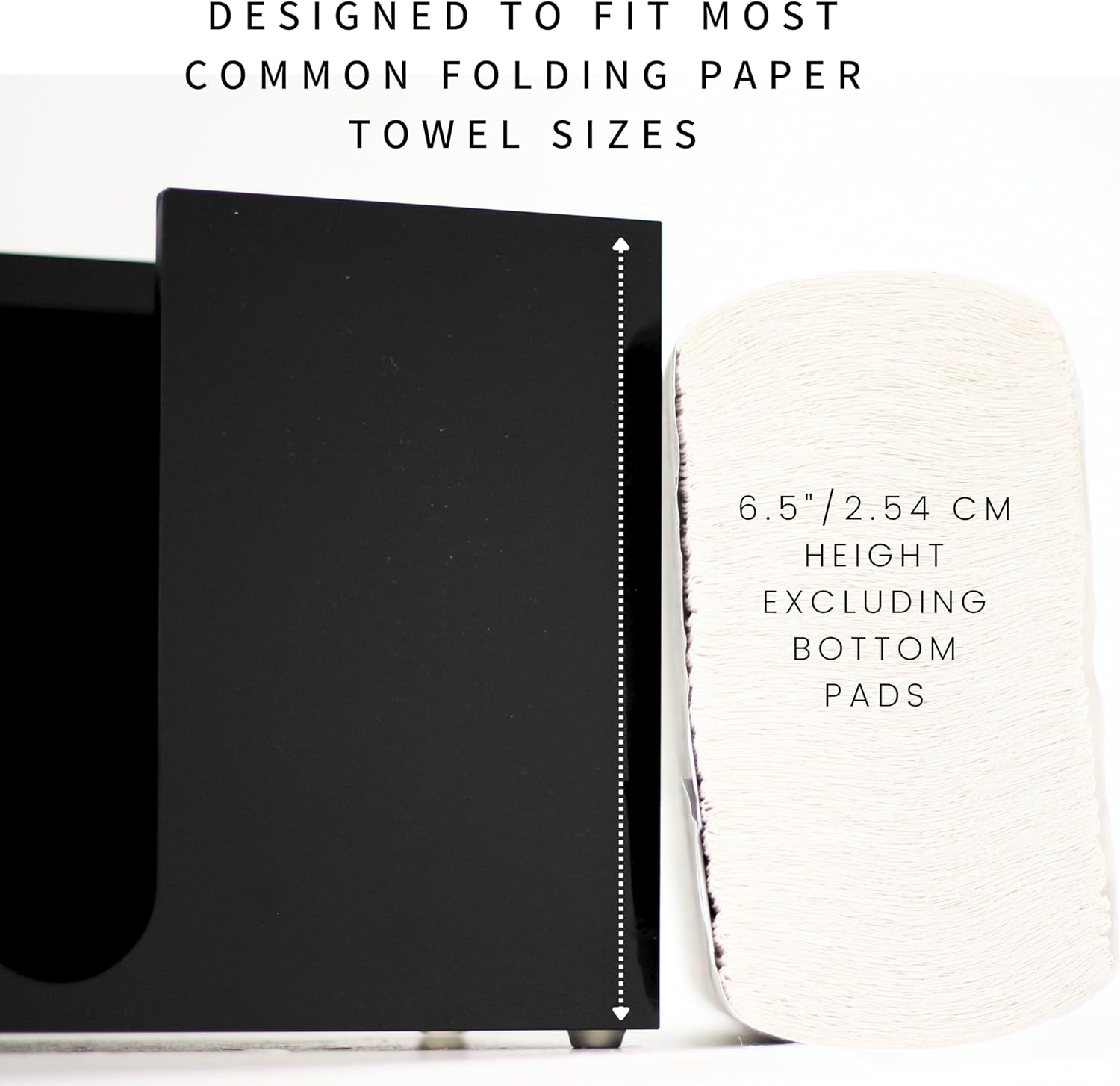 Doves On Clouds Multi-Fold Paper Towel Dispenser Black