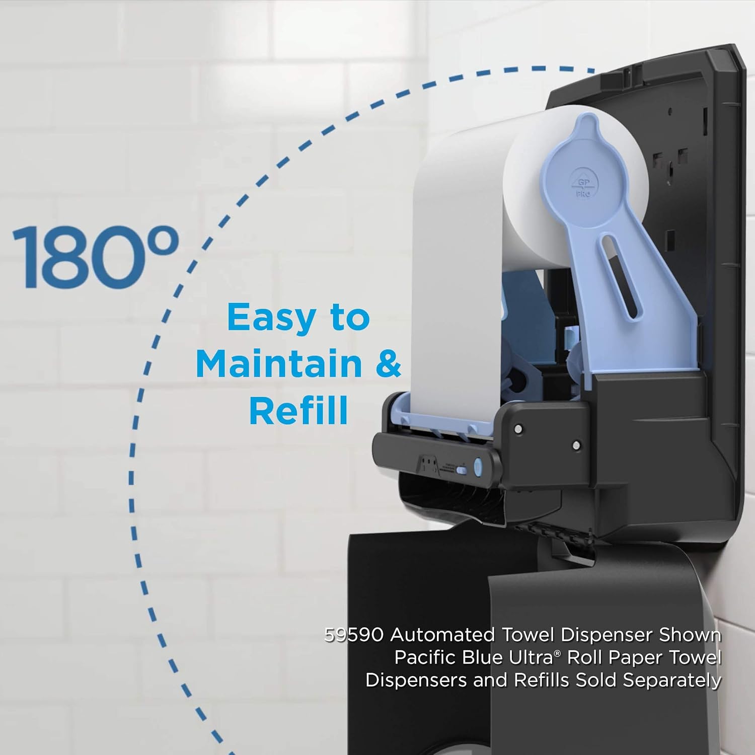 Georgia-Pacific Pacific Blue Ultra 8 High-Capacity Touchless Paper Towel Dispenser