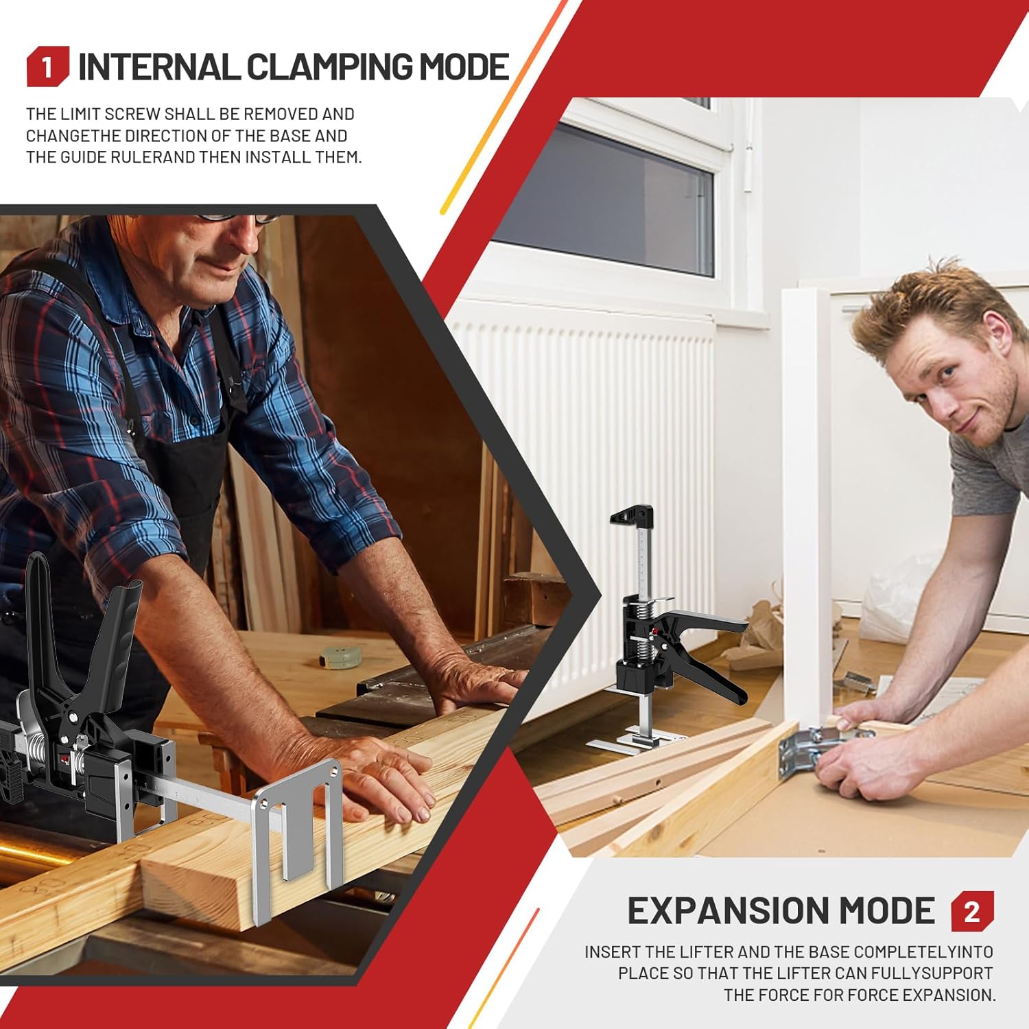 Adjustable Floor Jack Heavy-duty Cabinetry Tile Lifter