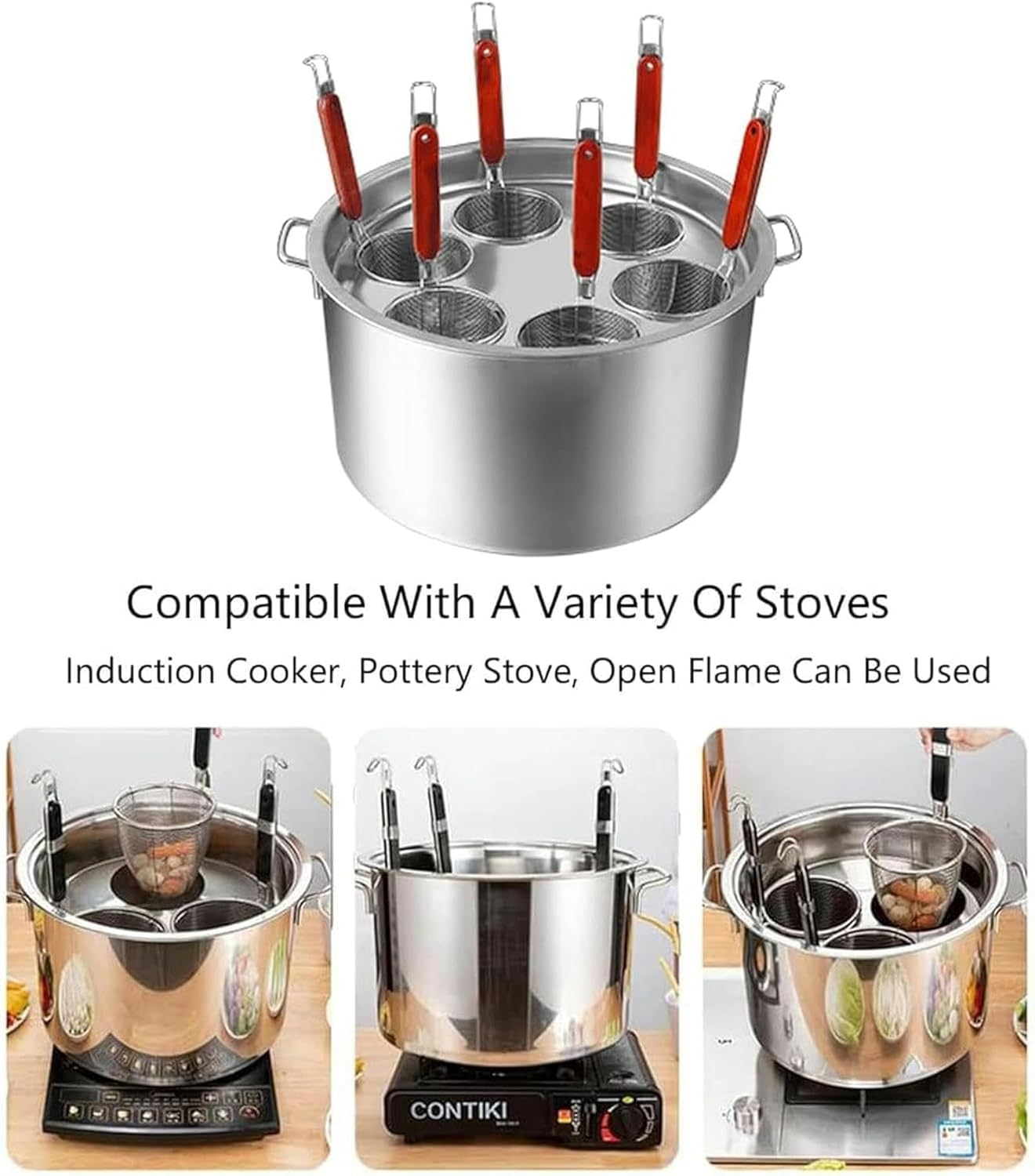 Stainless Steel Commercial Stock Pot for Kitchen Use