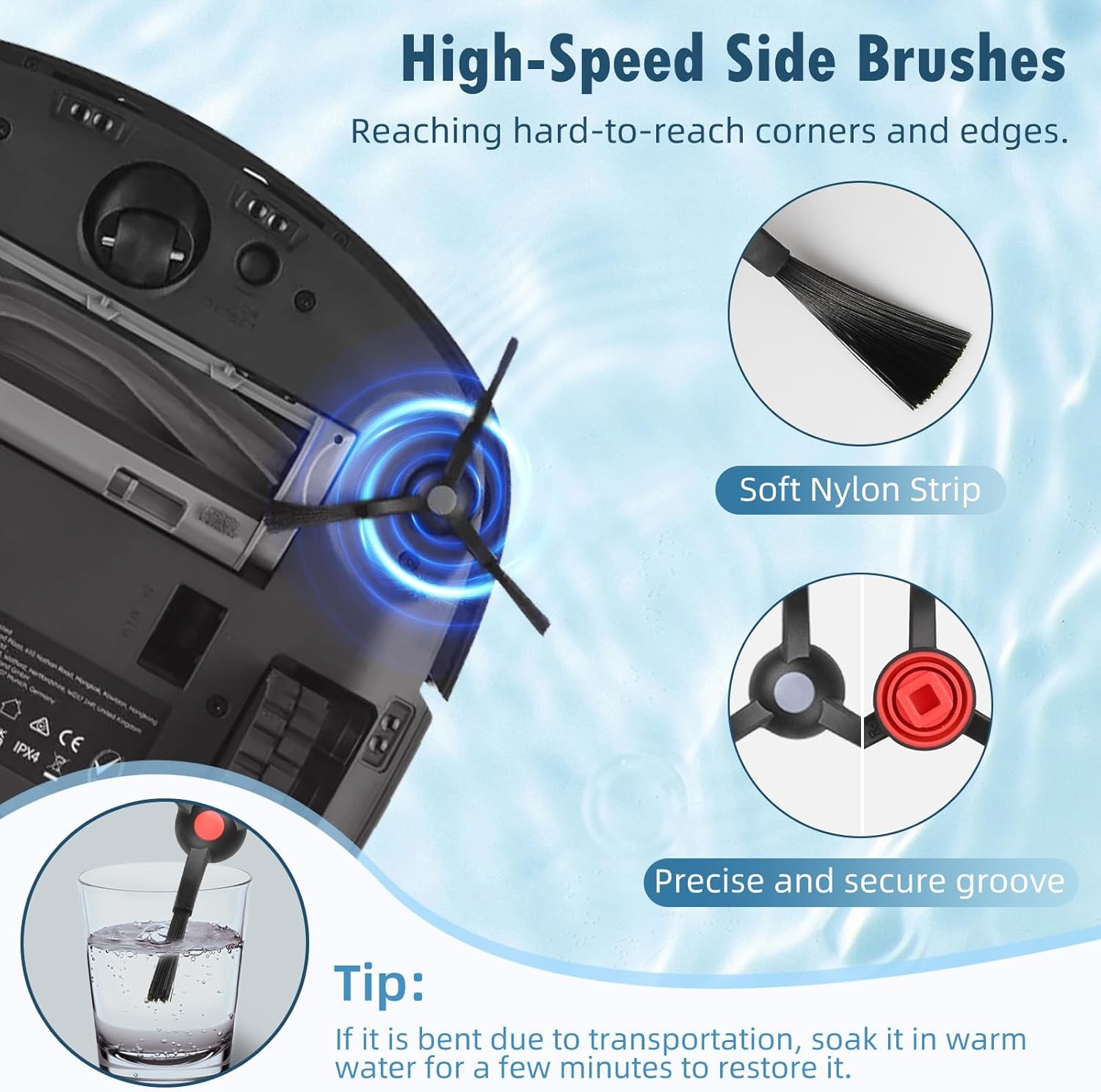 BTRSOLUS Compact Kit for eufy RoboVac Omni S1 ProS1 Robot Vacuum