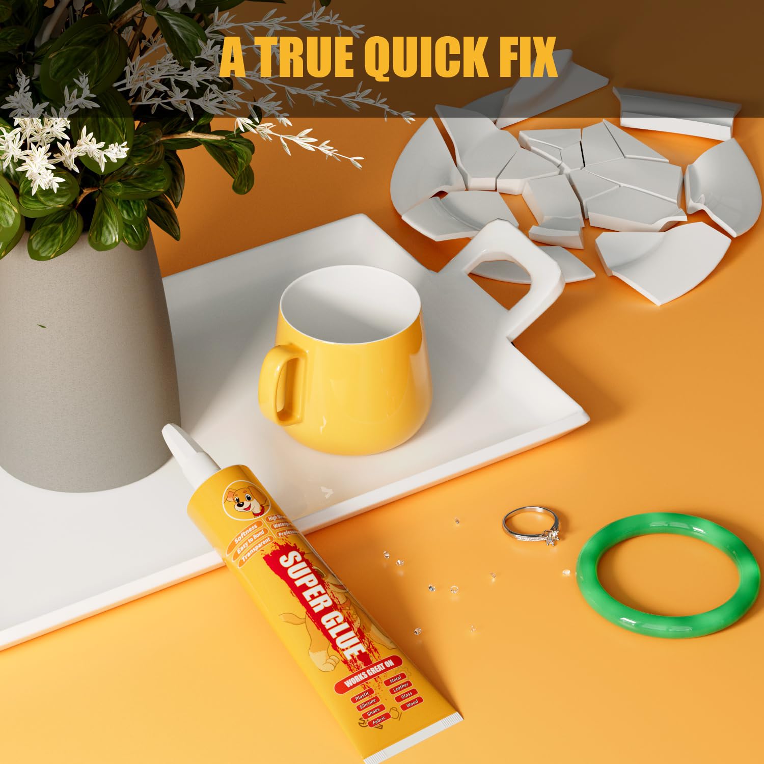 21oz Clear Super Gel Glue Easy to Use Durable
