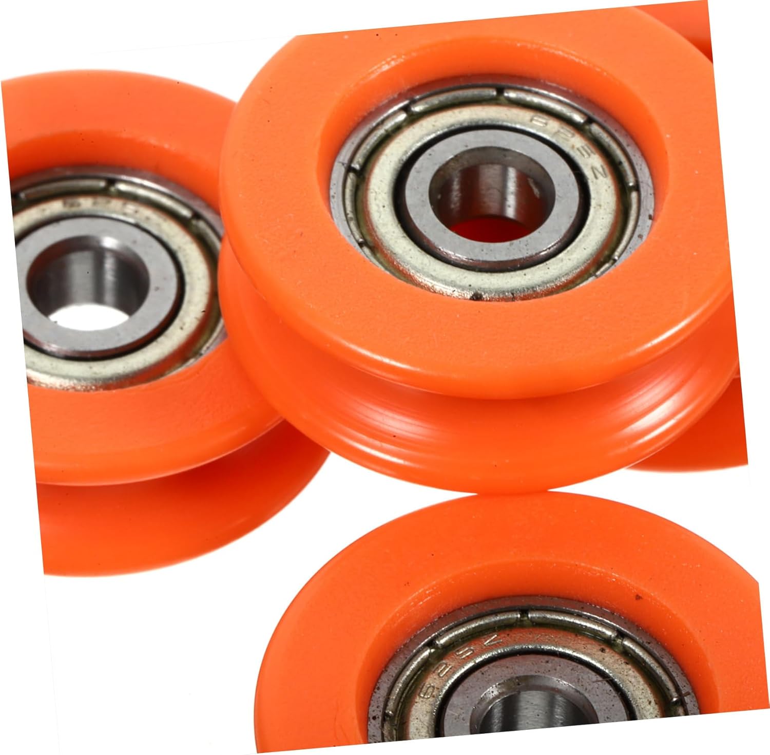 Amosfun Replacement Sliding Door and Gate Hardware 4pcs Groove Wheel Pulley