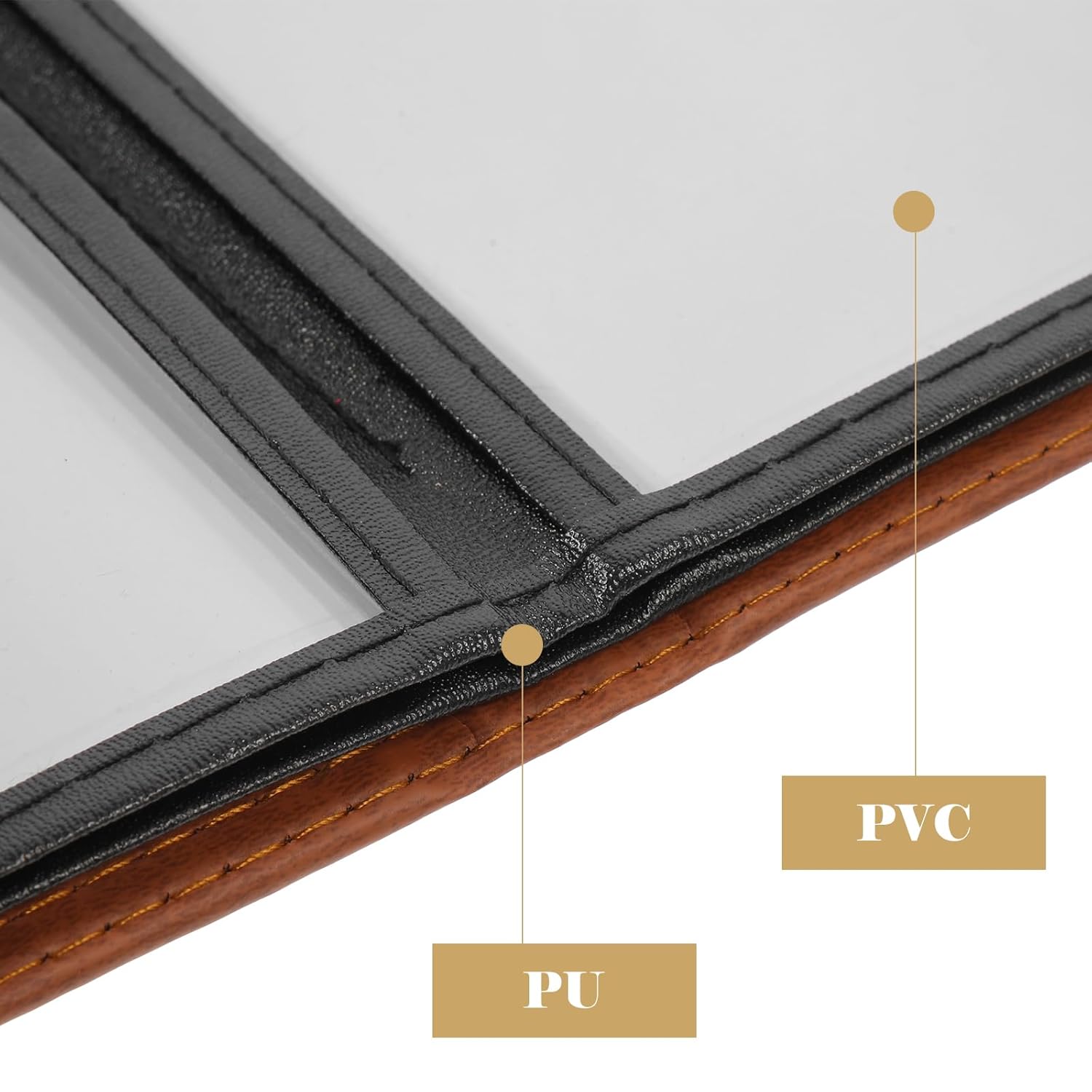 Premium Leather Menu Binder for Coffee Bars