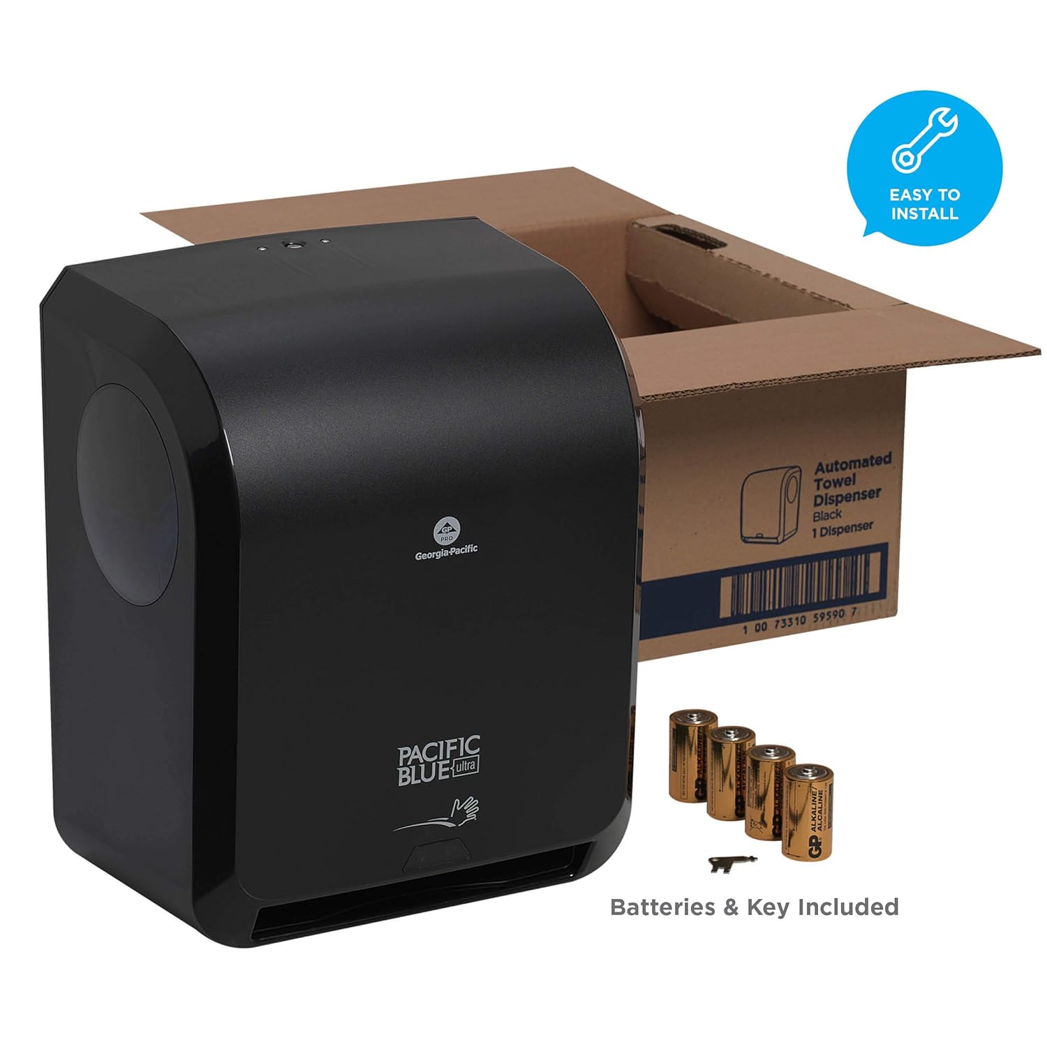 Georgia-Pacific Pacific Blue Ultra 8 High-Capacity Touchless Paper Towel Dispenser
