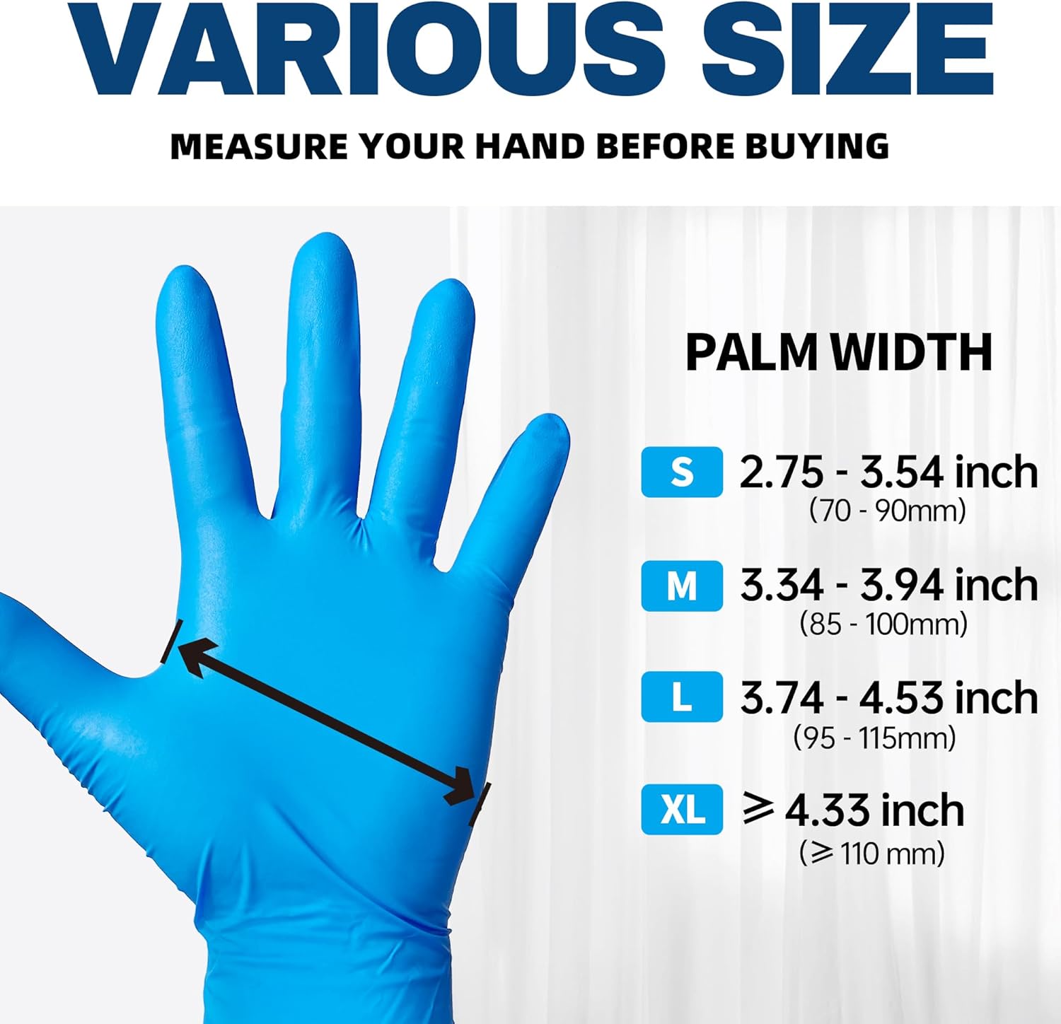 Proven Nitrile Exam Gloves Beastek Blue Nitrile Exam Gloves 40 Mil 100 Pcs