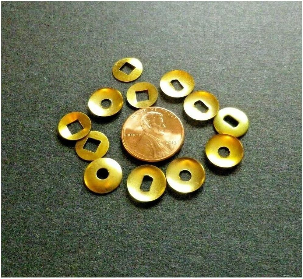 Solid Brass Clock Hand Washers Assortment