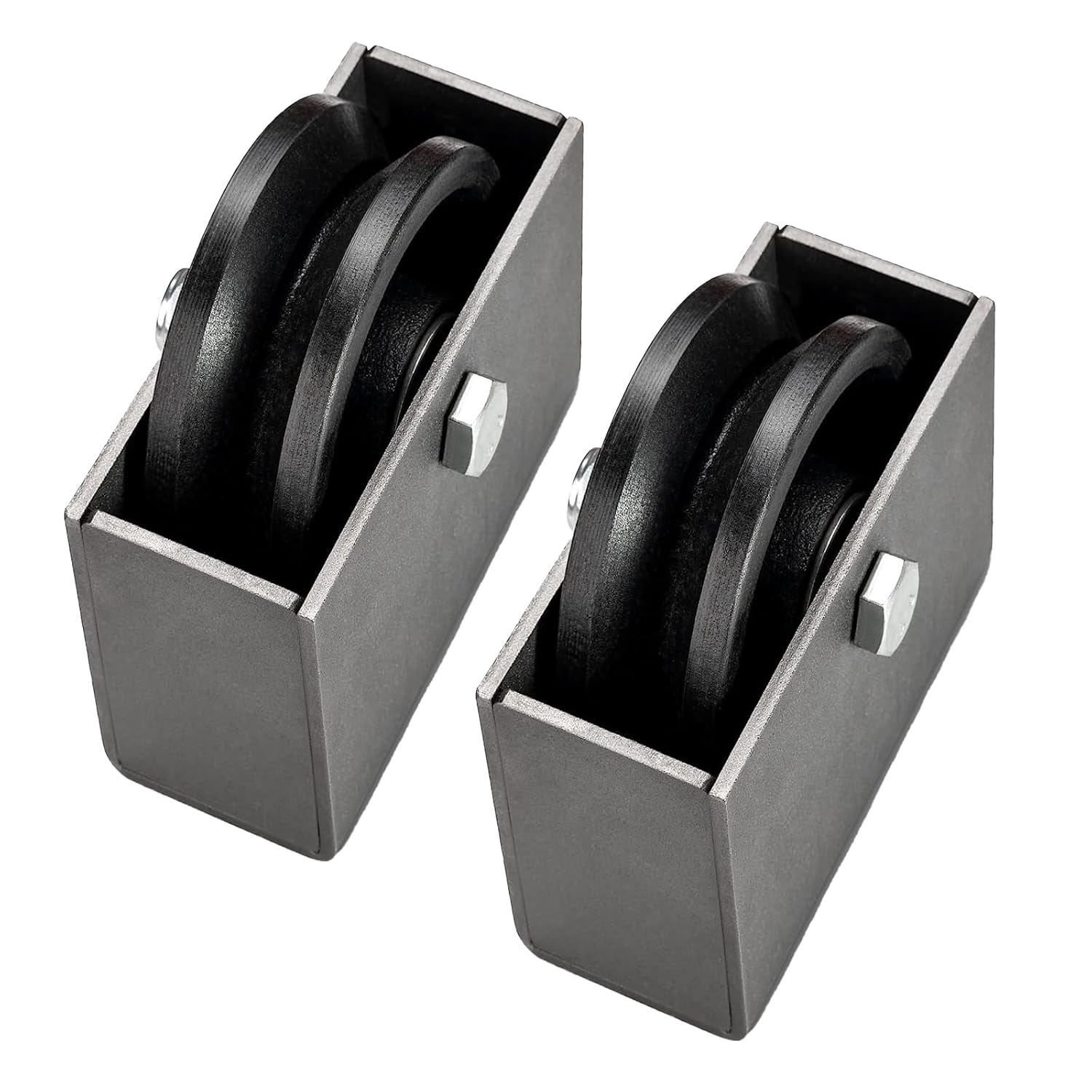 Sturdy V-Groove Cast Iron Gate Wheel for 1200 Lb Load
