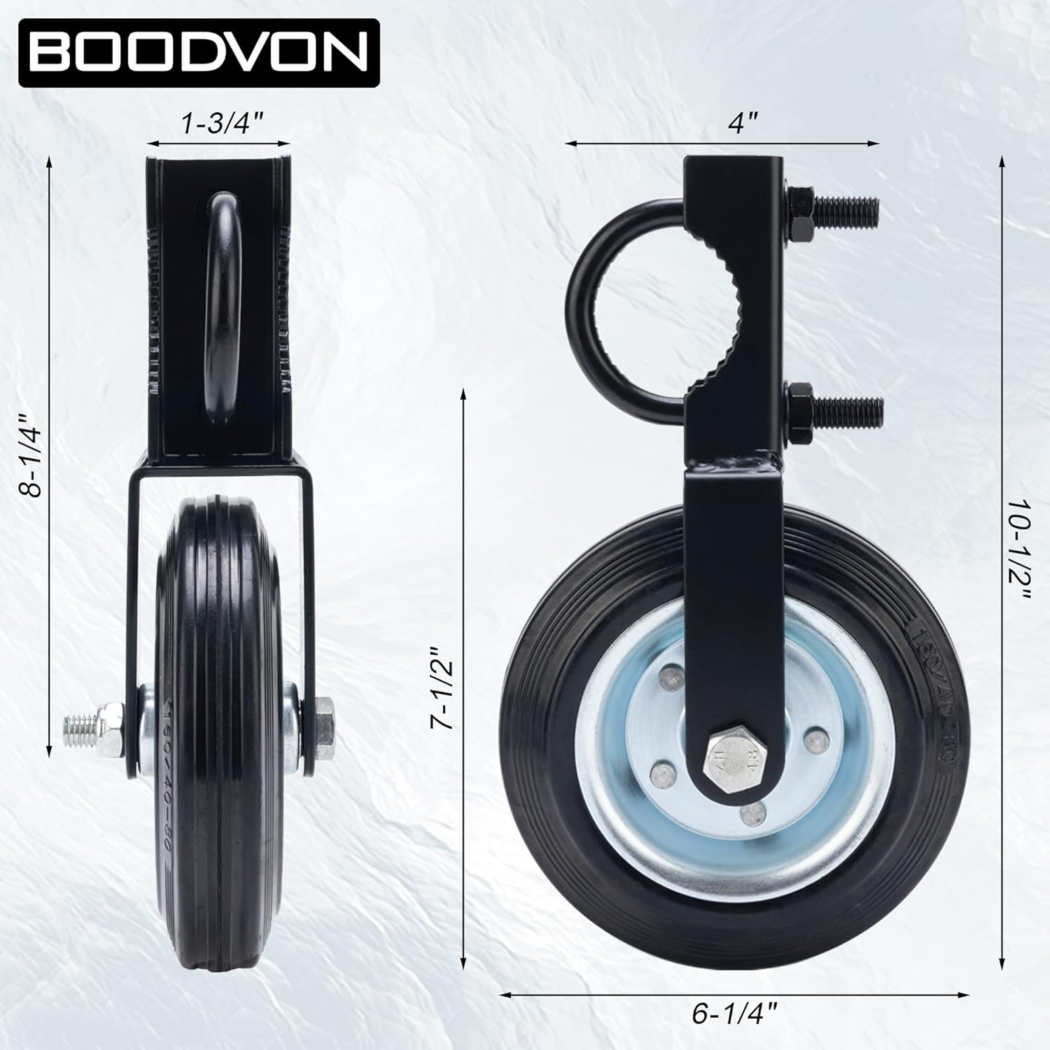BOODVON Gate Wheel Caster Kit