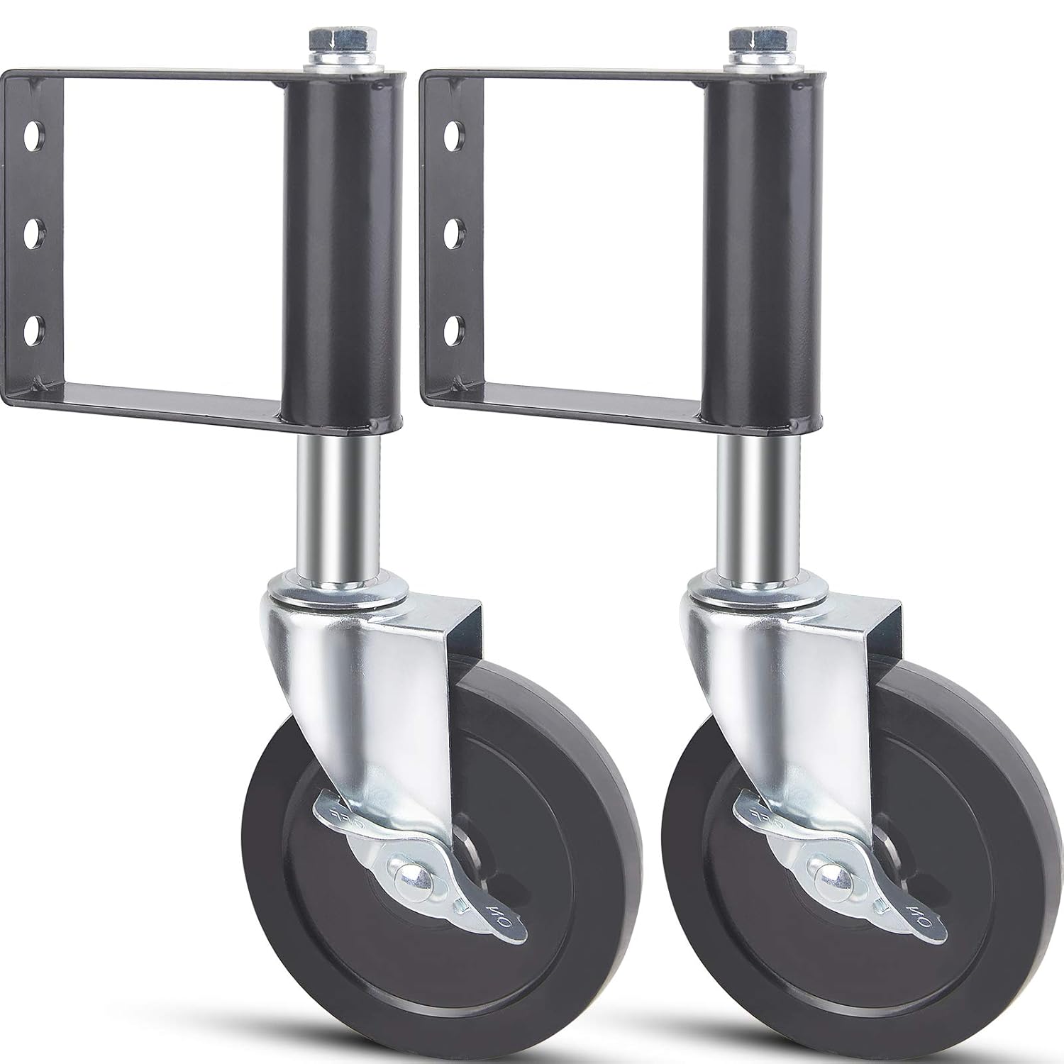 Superior Hidden Spring Gate Wheels for Smooth Wooden Metal Gates