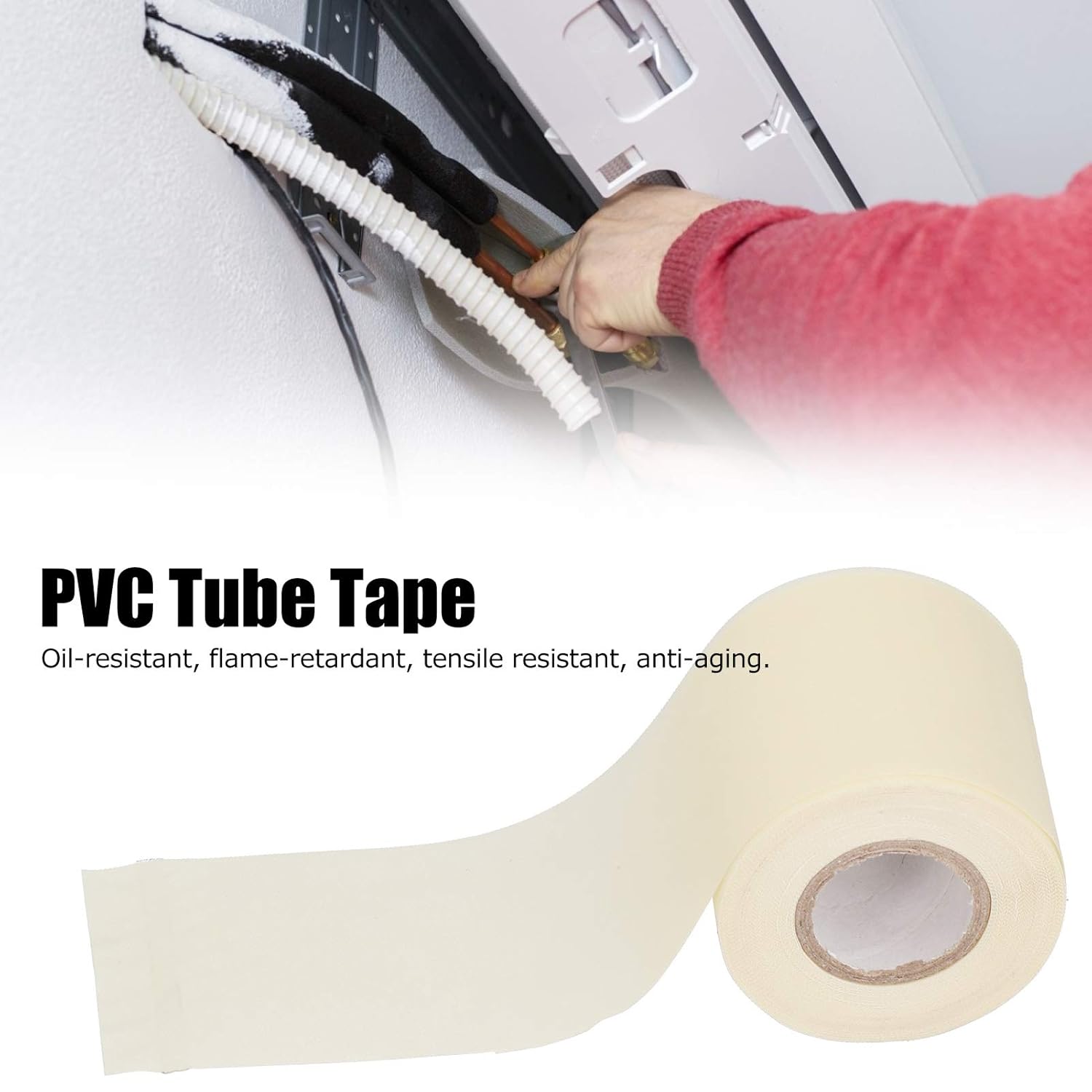 Mini Split Tape Insulation Wrapper for Air Conditioners 6cm Wide Beige