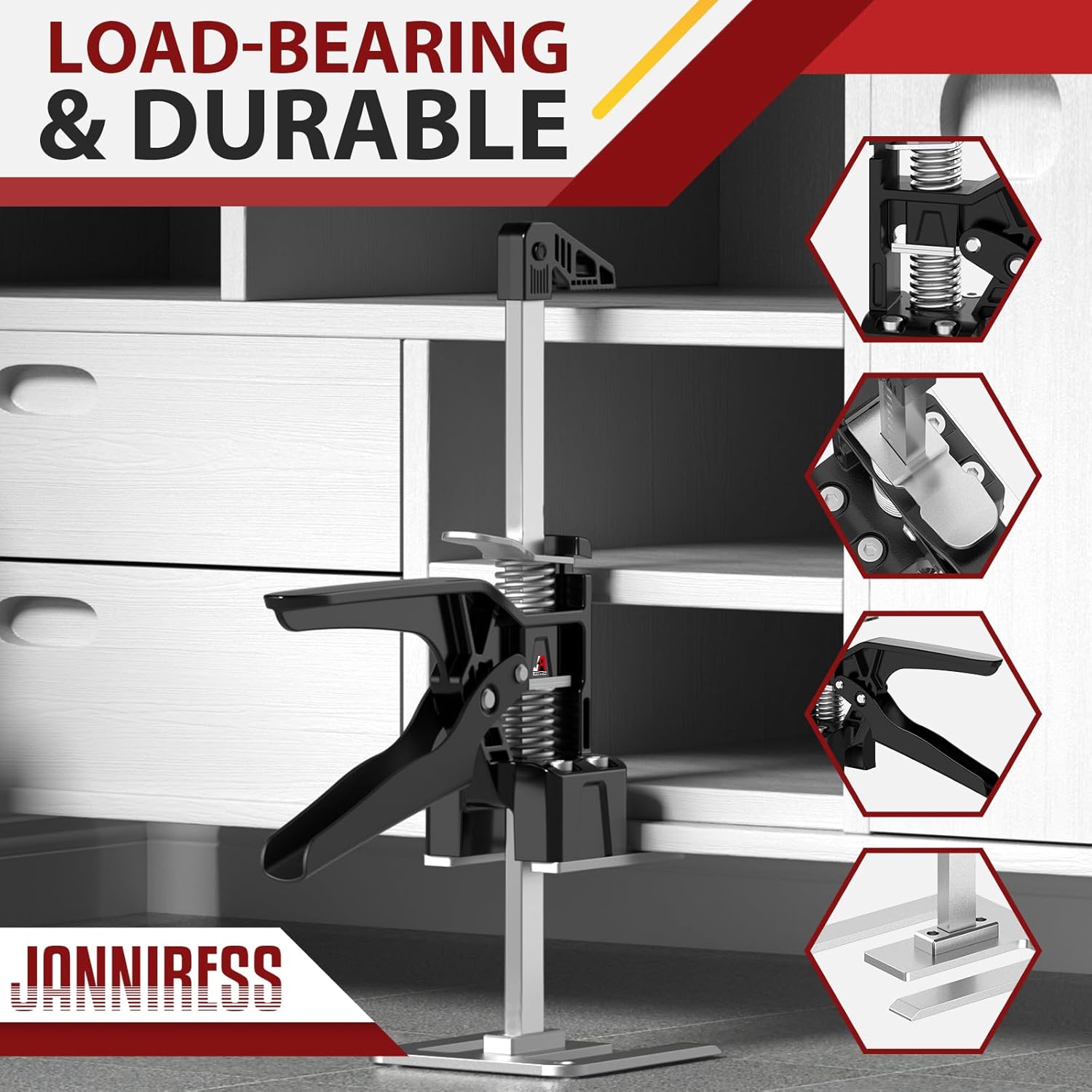 Adjustable Floor Jack Heavy-duty Cabinetry Tile Lifter
