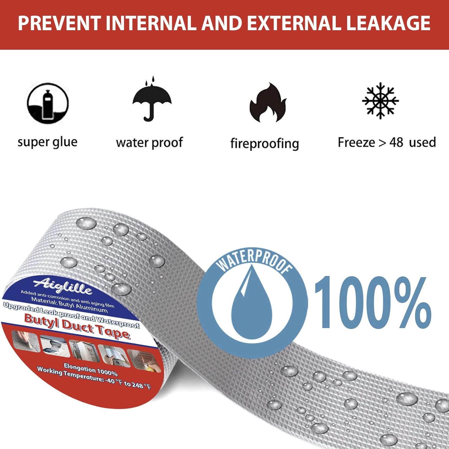 Aiglille High-Quality Waterproof Tapes for Outdoor Use