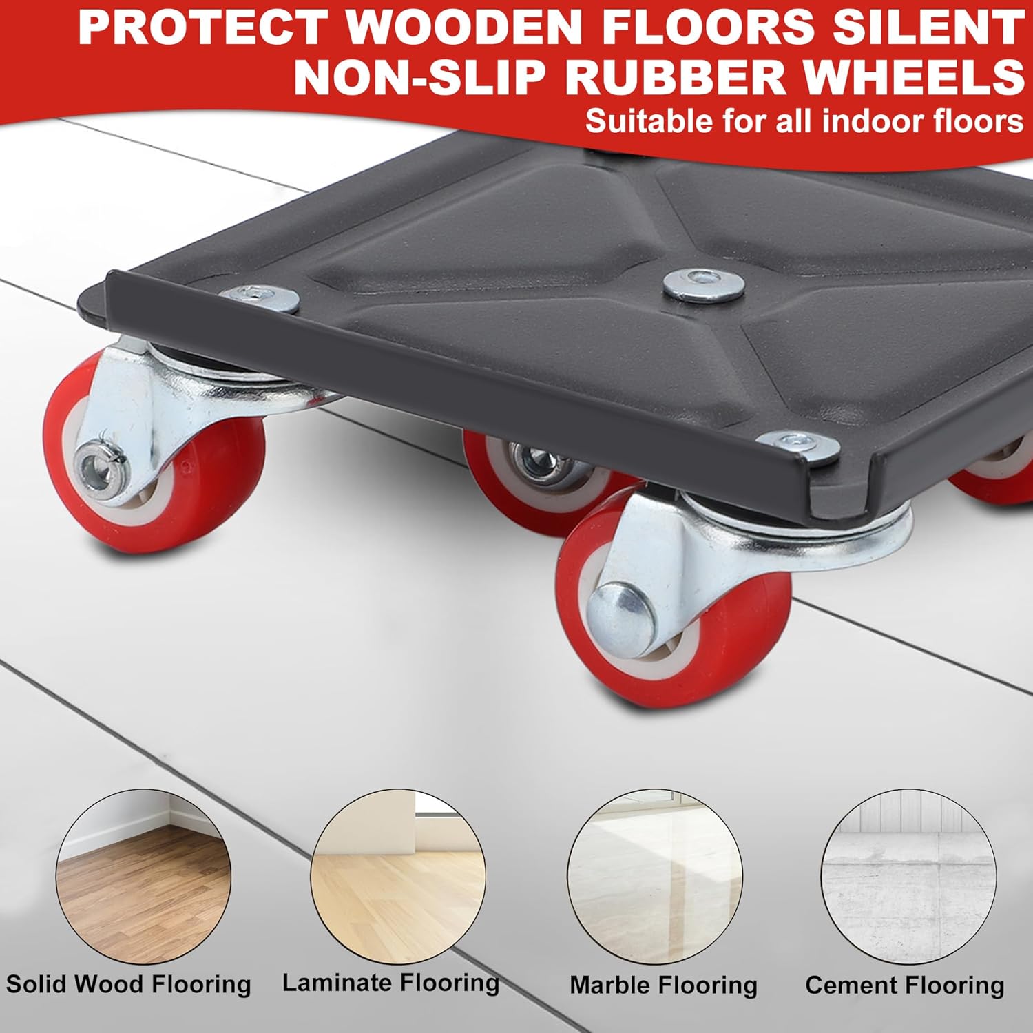 Secure Heavy-Duty Furniture Mover with Wheels