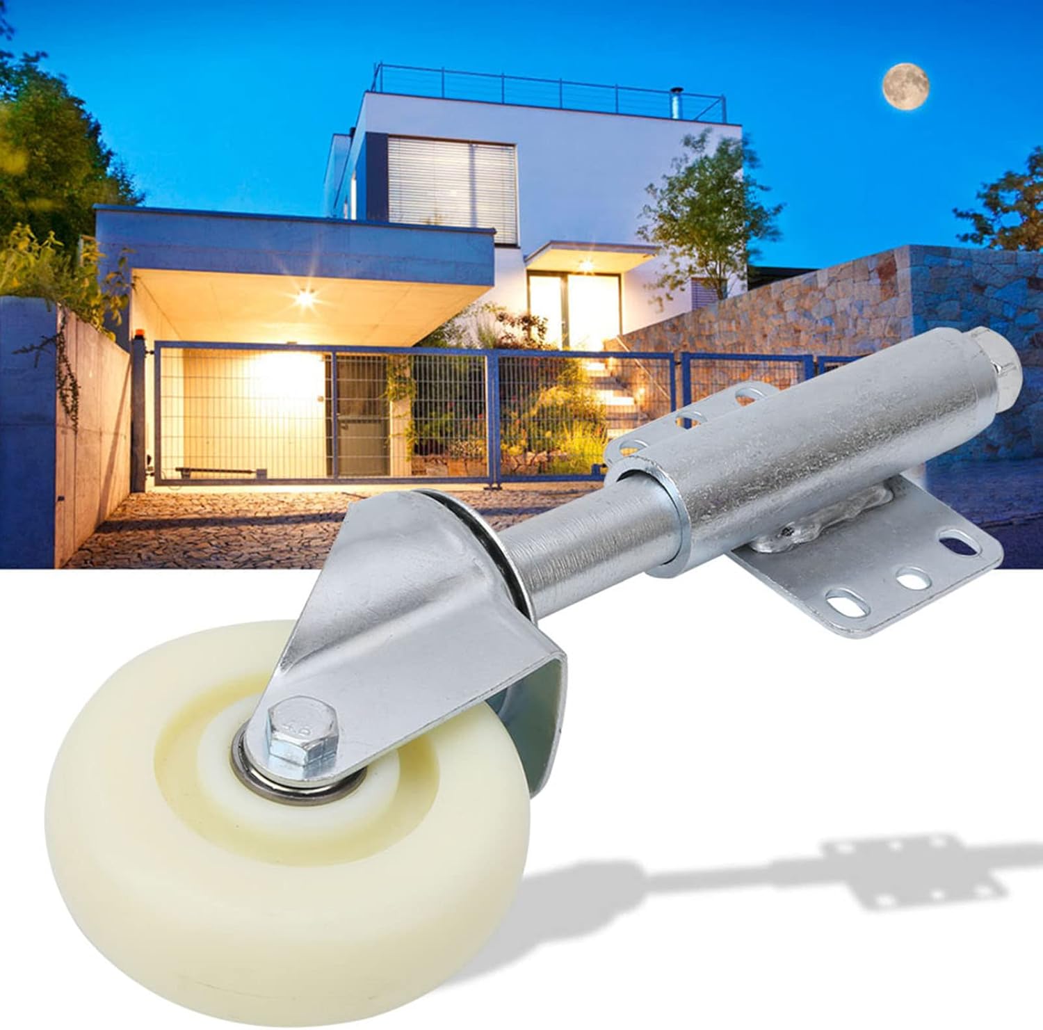 Ejoyous 4 Inch Spring-Loaded Gate Caster