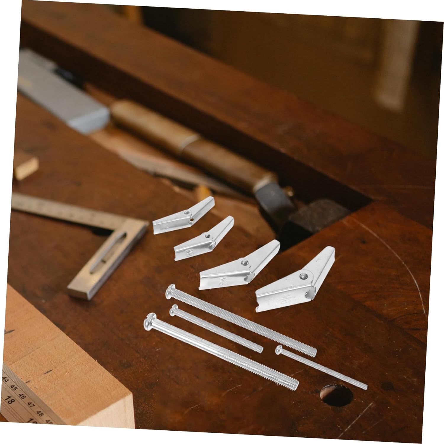 Secure Fastening with 32-Piece Military-Grade Metal Anchor Set