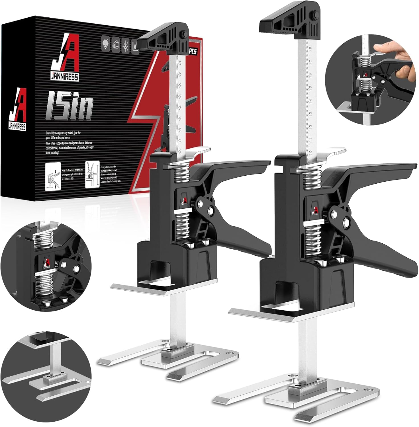 Adjustable Floor Jack Heavy-duty Cabinetry Tile Lifter