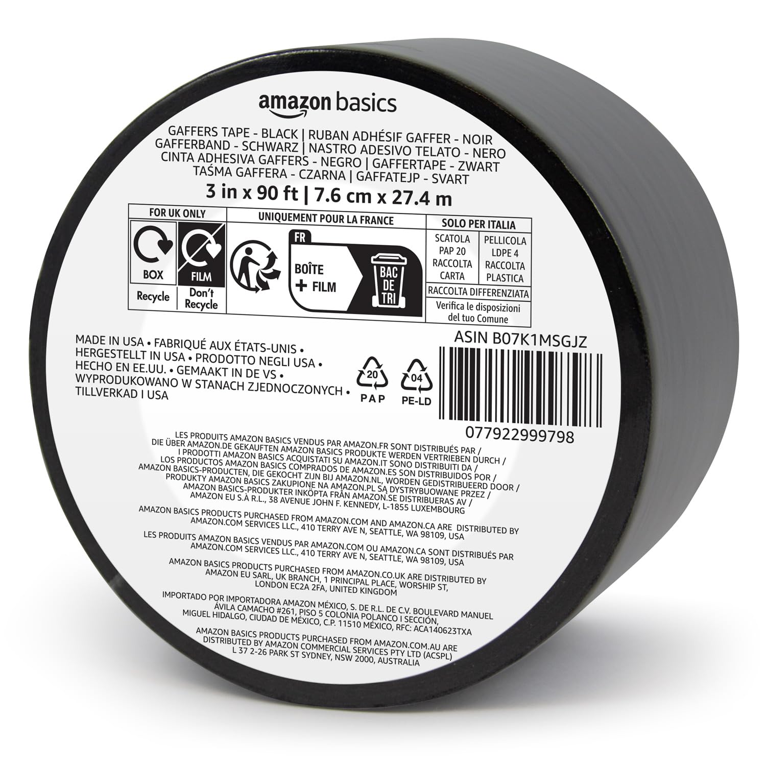 Industrial Gaffer Tape for Temporary Use