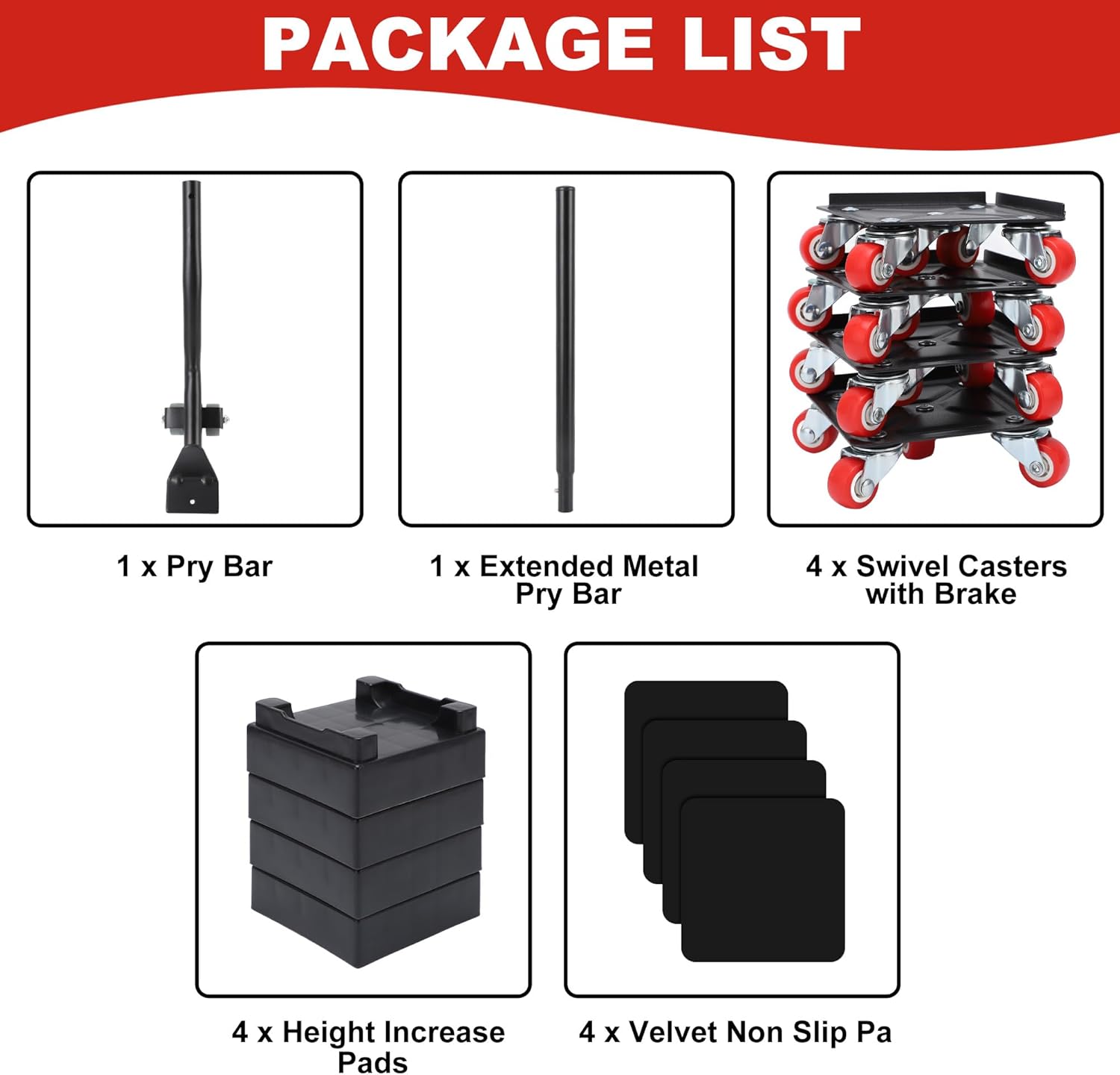 Secure Heavy-Duty Furniture Mover with Wheels