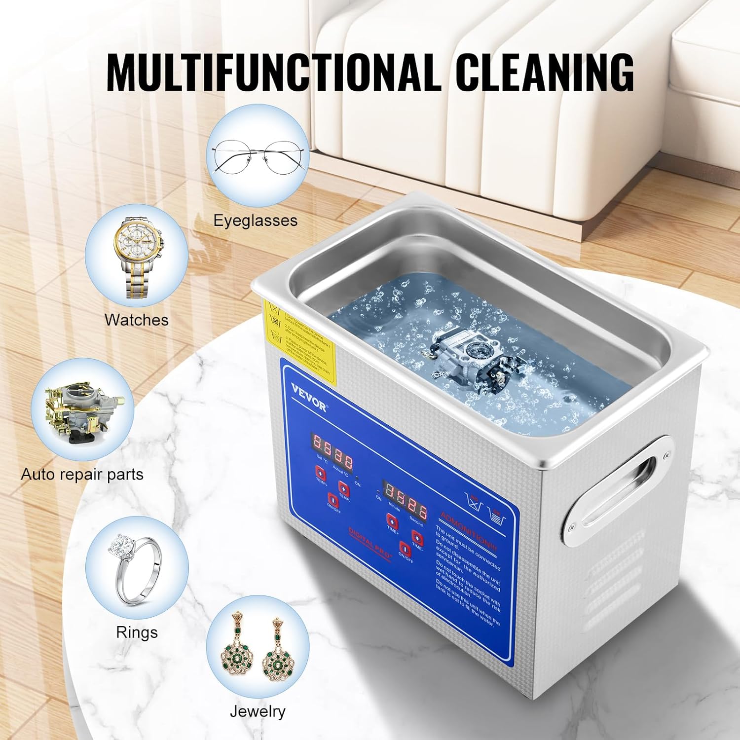 VEVOR 3L Ultrasonic Cleaner