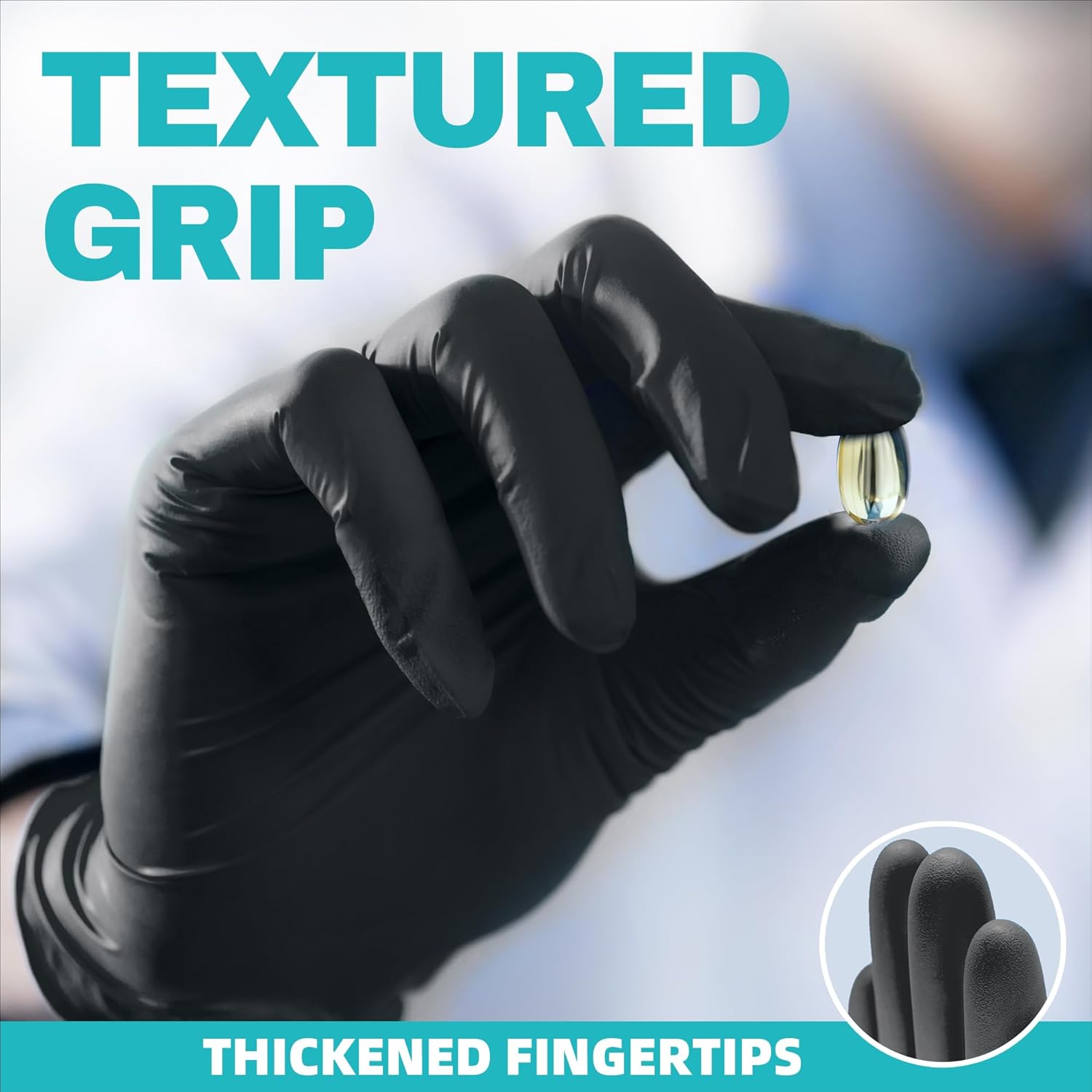 Secure Grip Latex Powder-Free Exam Gloves 4 Mil