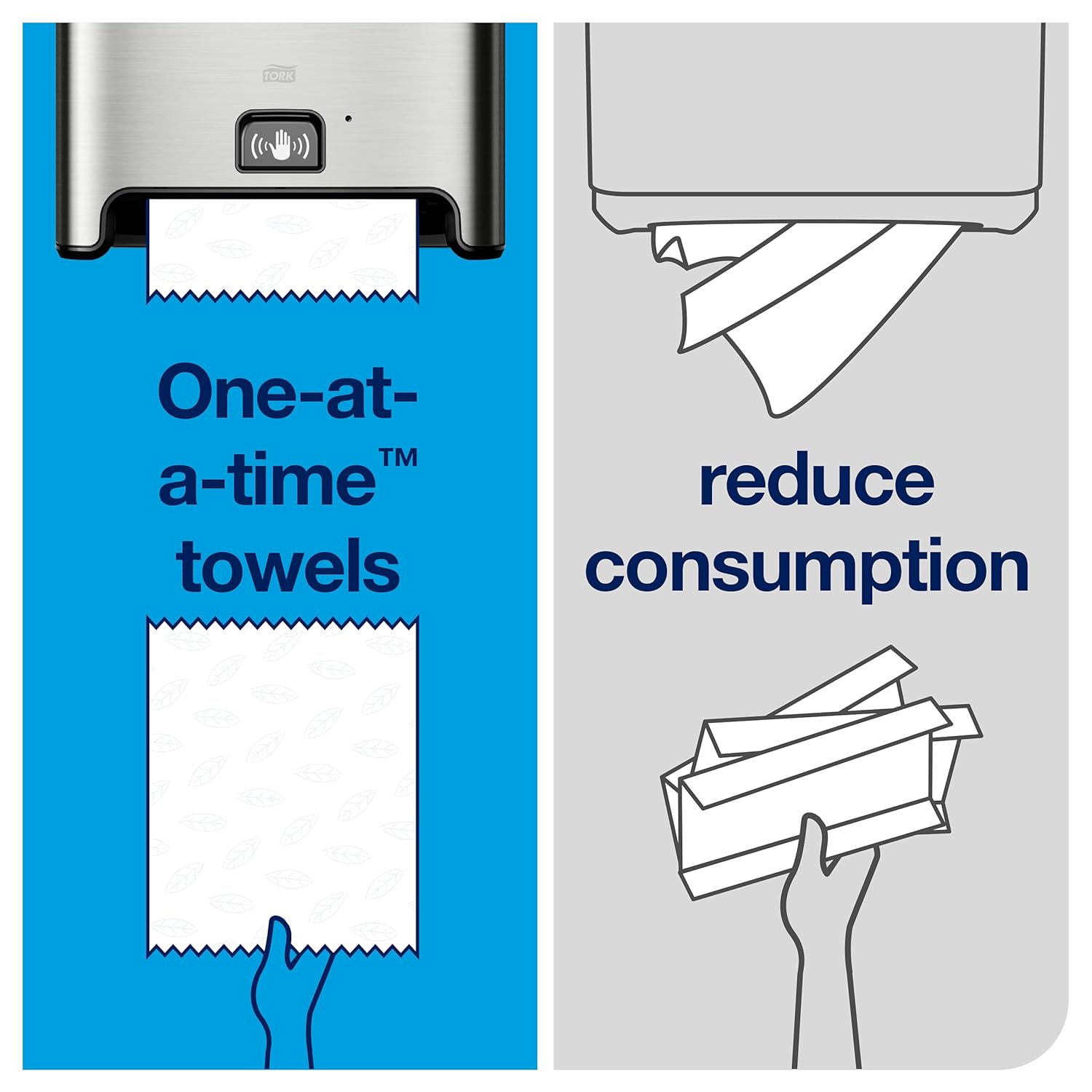 Tork Matic Hand Towel Dispenser - Touch-Free One-At-A-Time Dispensing