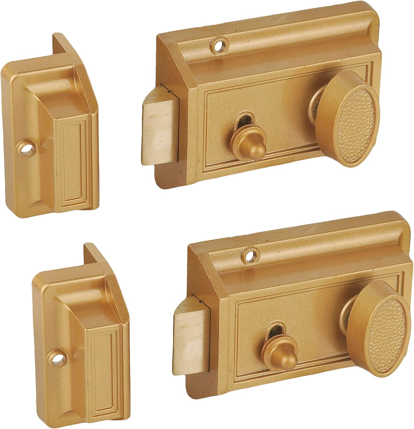 Secure Front Door Lock Set for Gold Finish