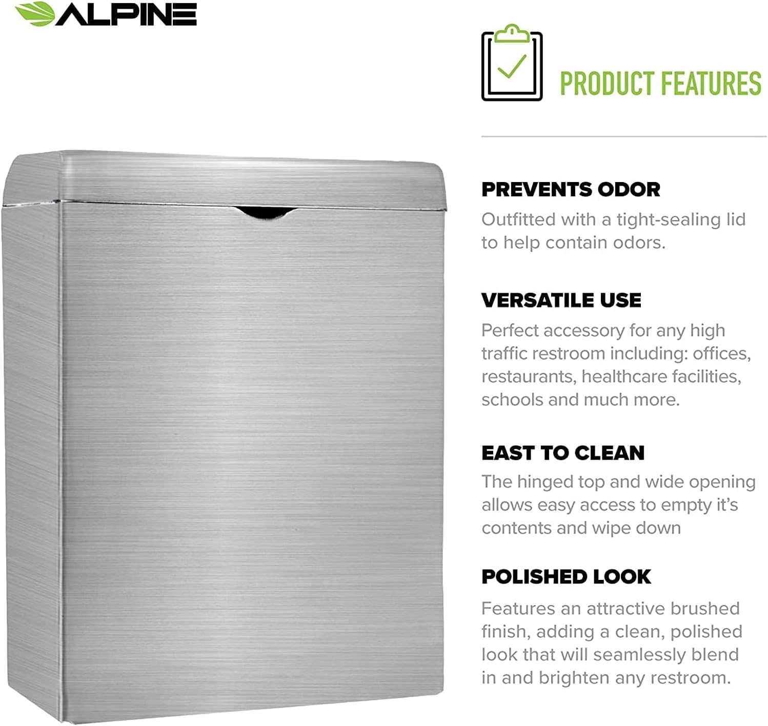 Wall-Mounted Sanitary Napkin and Tampon Holder