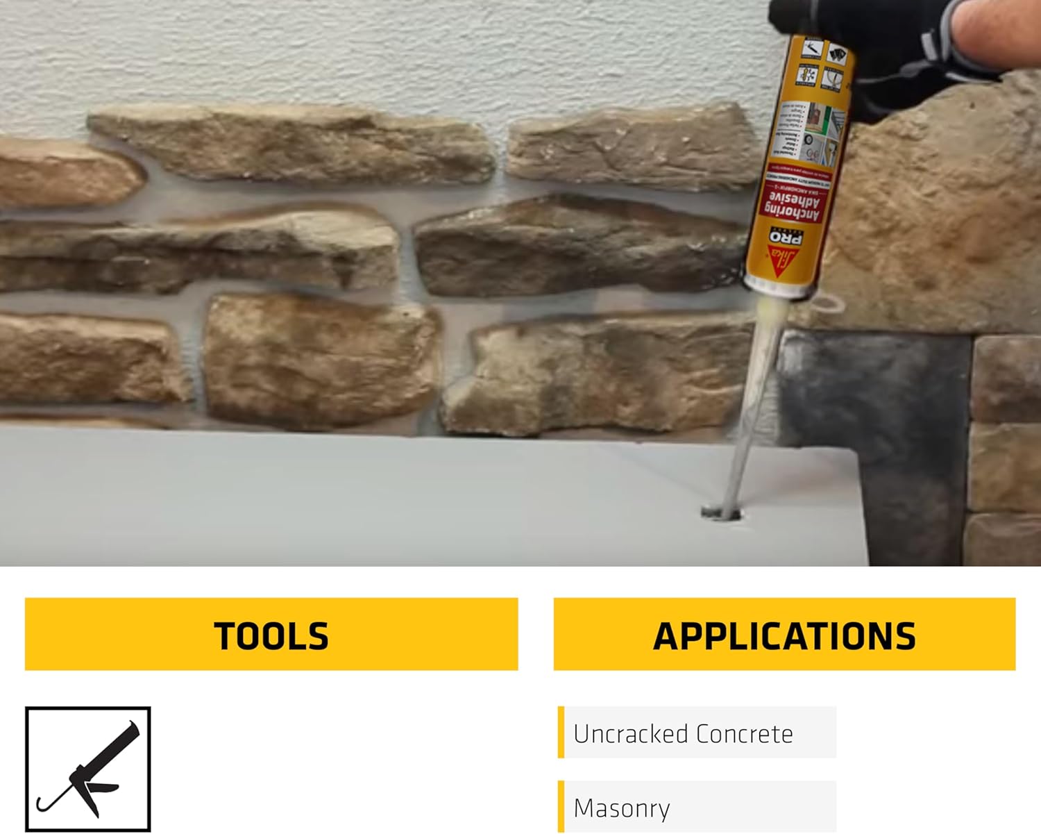 Sika AnchorFix 1 High-Performance Adhesive for UnCracked Concrete