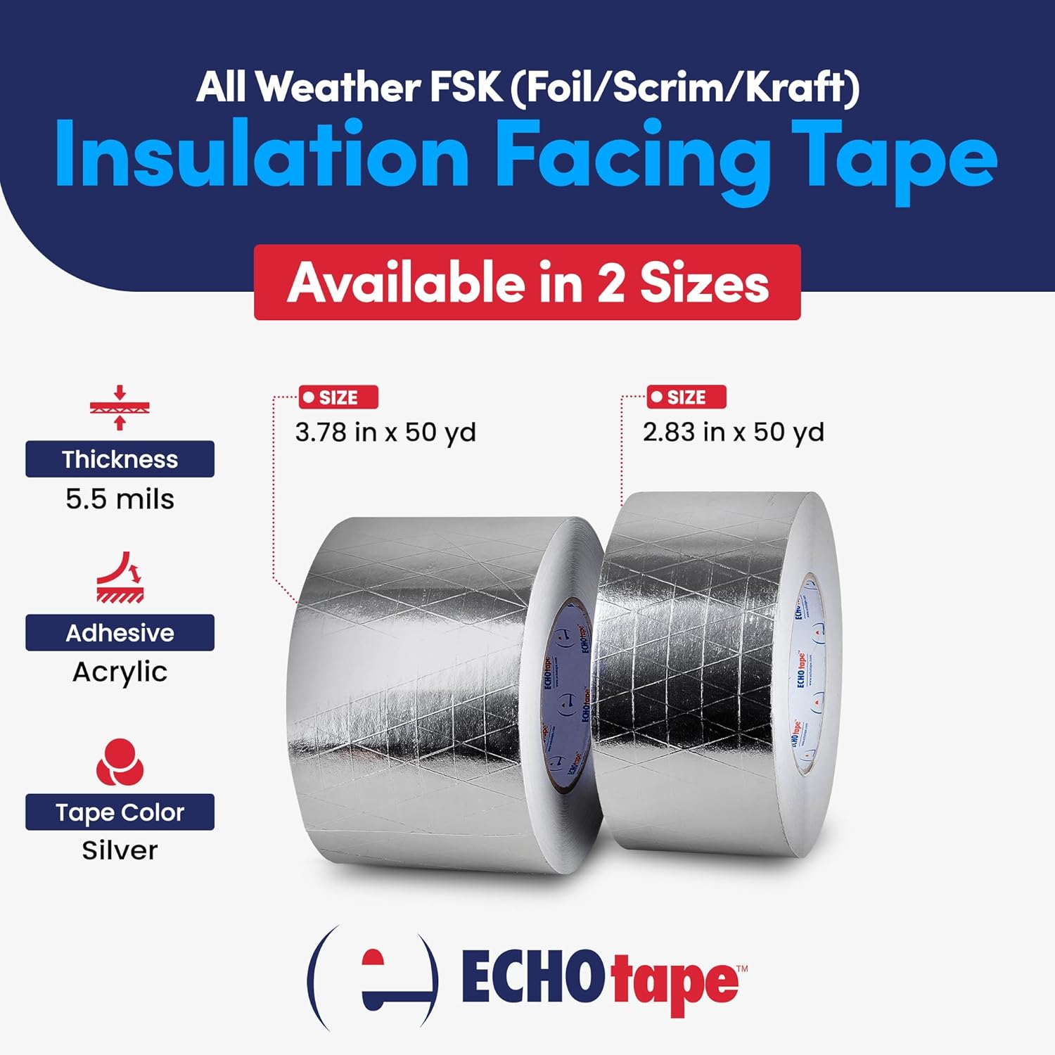 Durable FSK Insulation Tape for Various Applications