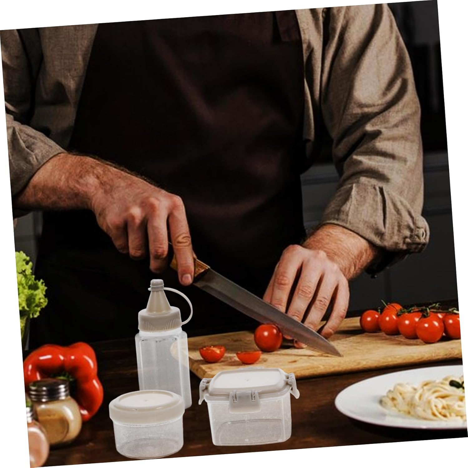 Mini Sauce Containers Dispenser