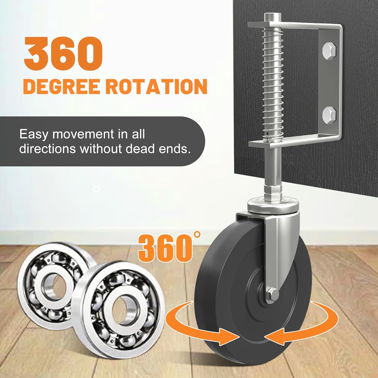 Super Strong Smooth 5 Gate Caster with 413 Spring Easy to Install Durable