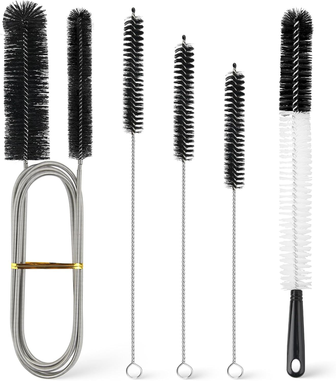 Double-Headed Drain Cleaner Set for turbulent drains tight pipes