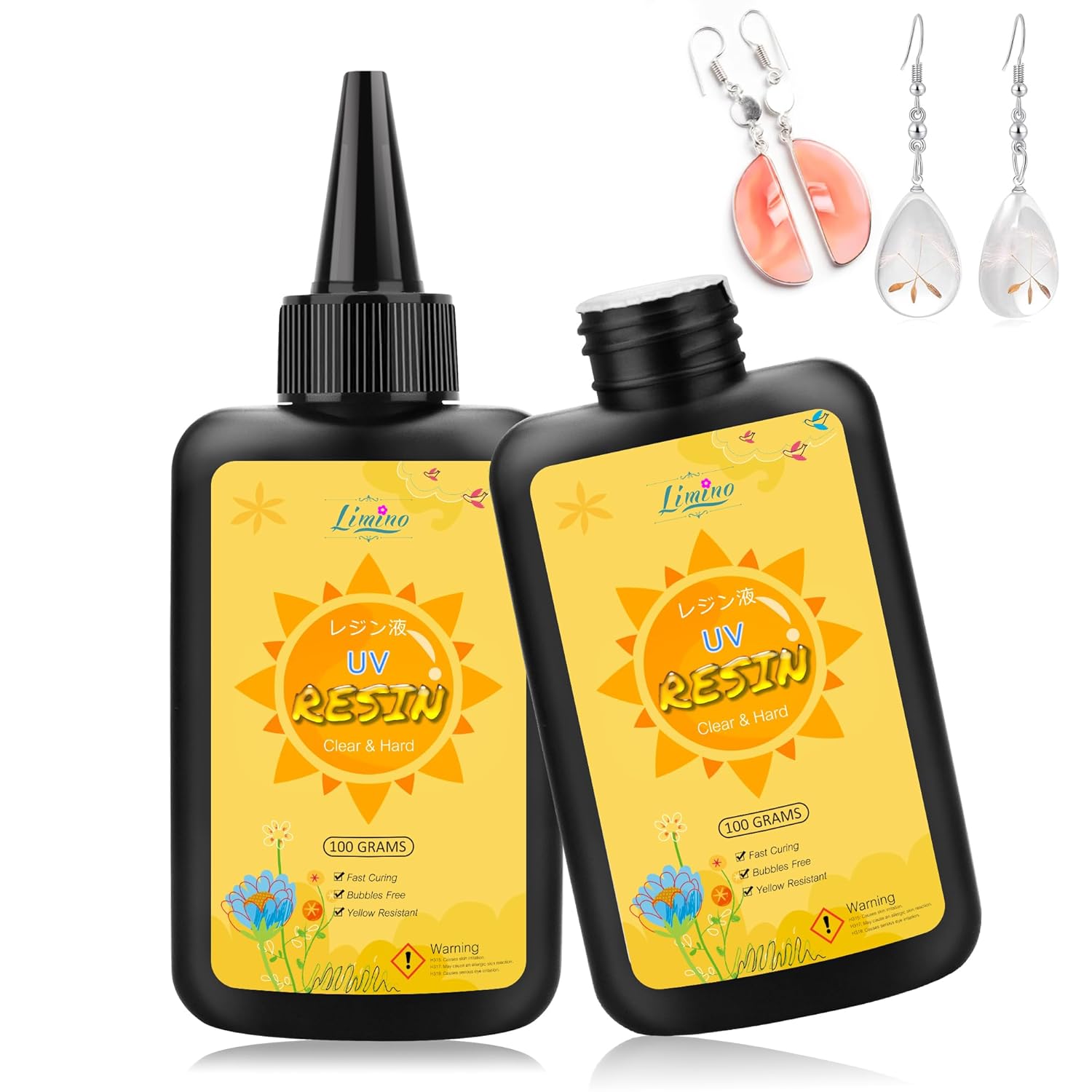 UV Resin 200g - Crystal Clear Hard UV Glue for Jewelry Making