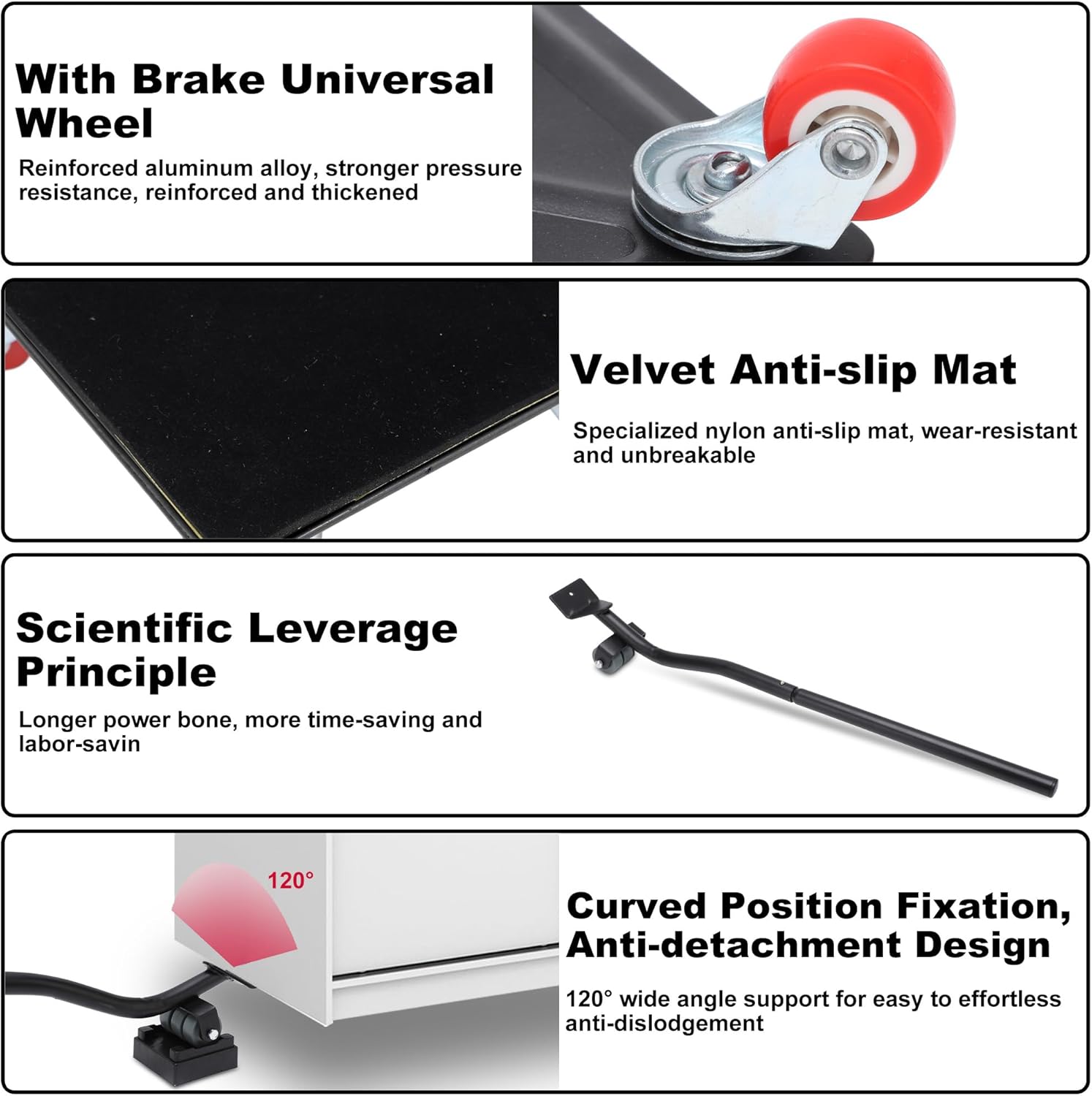 Secure Heavy-Duty Furniture Mover with Wheels