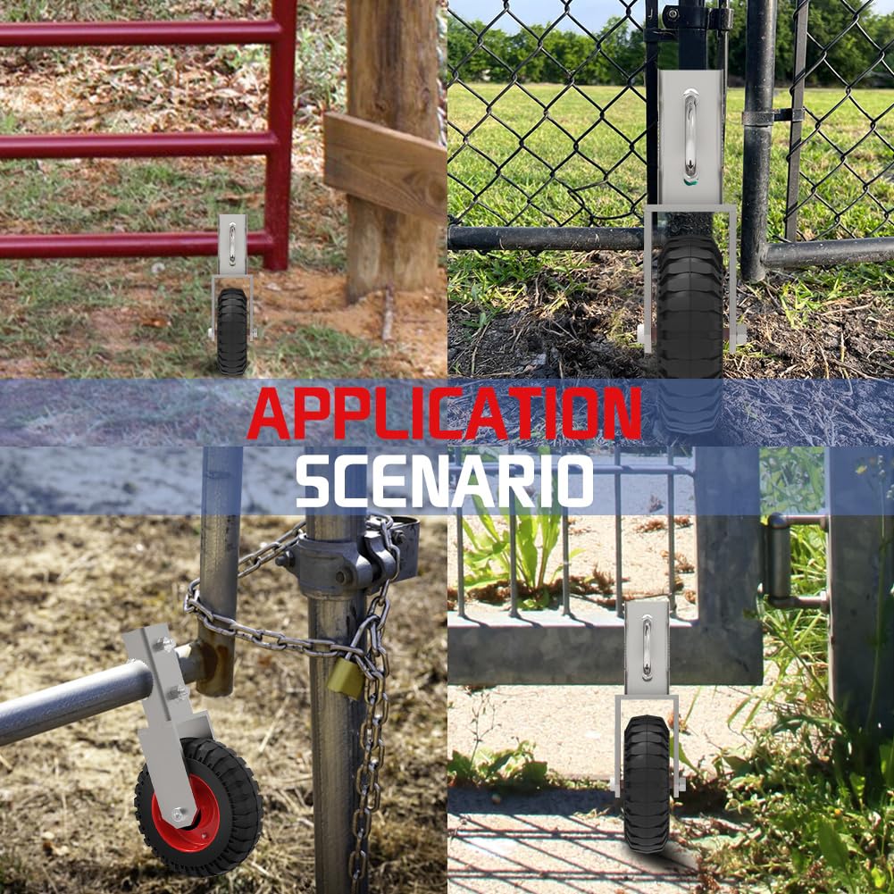 Durable 6 Farm Gate Caster for 330lb Chains