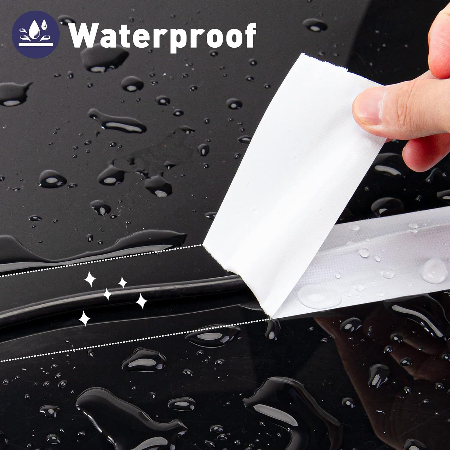 Durable White Duct Tape Multi-Purpose Water-Resistant