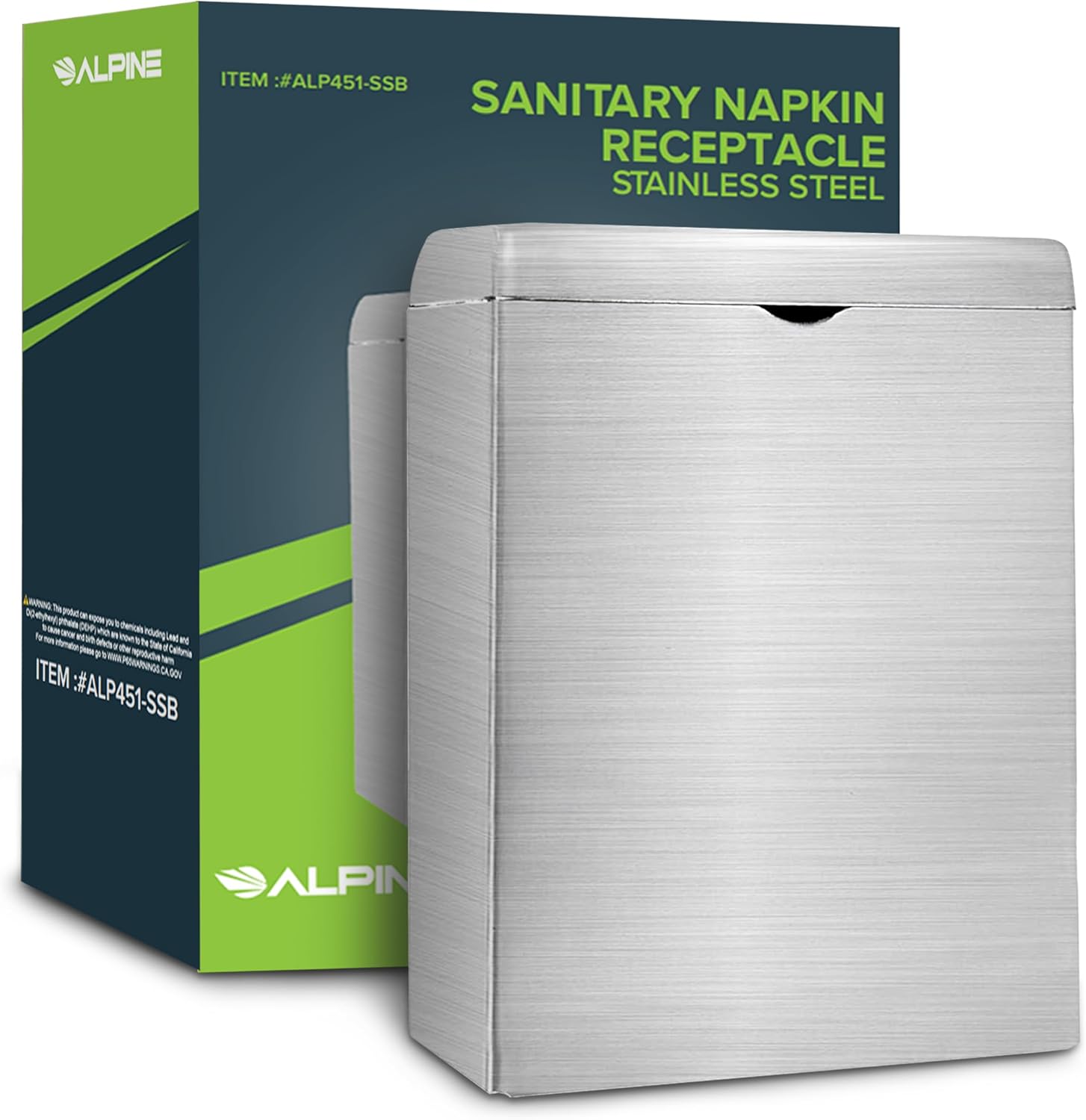Wall-Mounted Sanitary Napkin and Tampon Holder