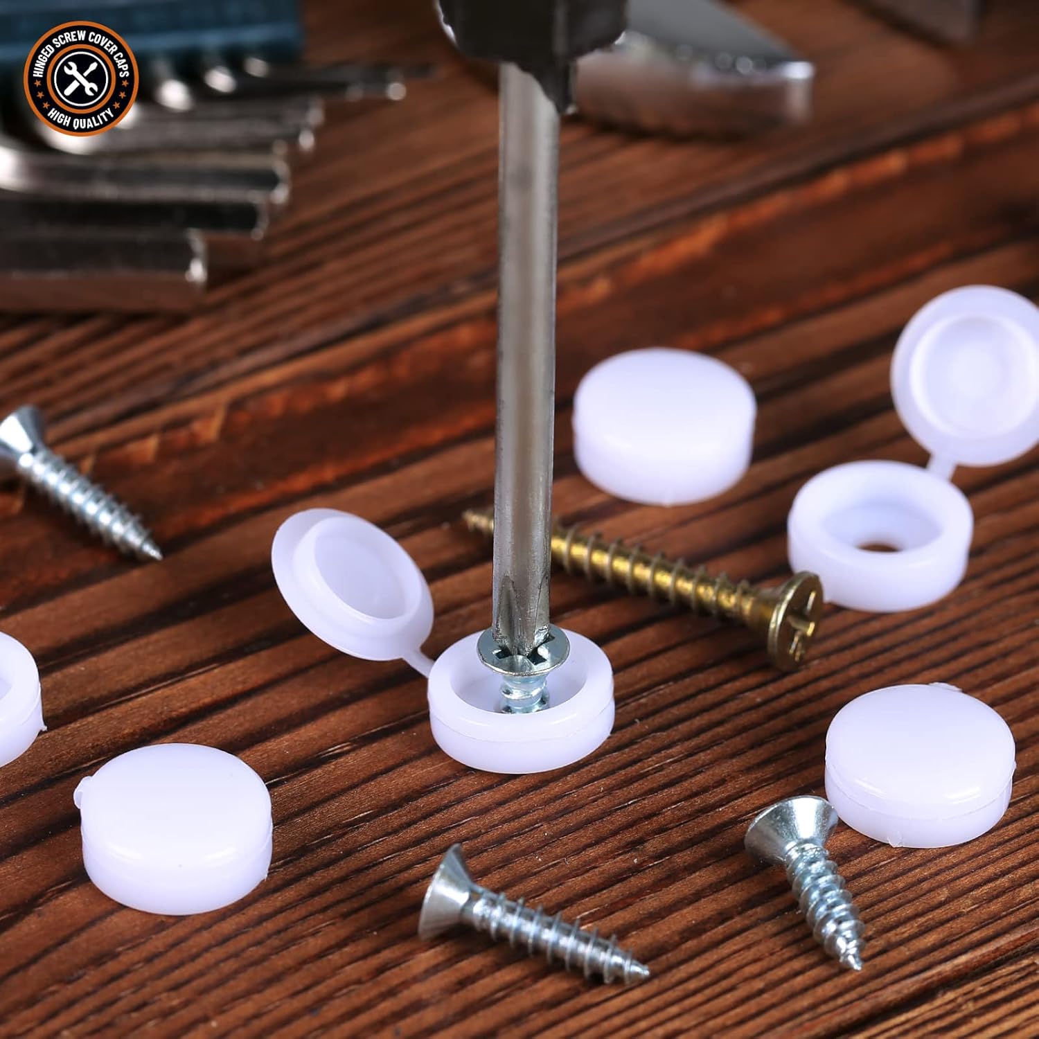 Durable Plastic Screw Cover Caps