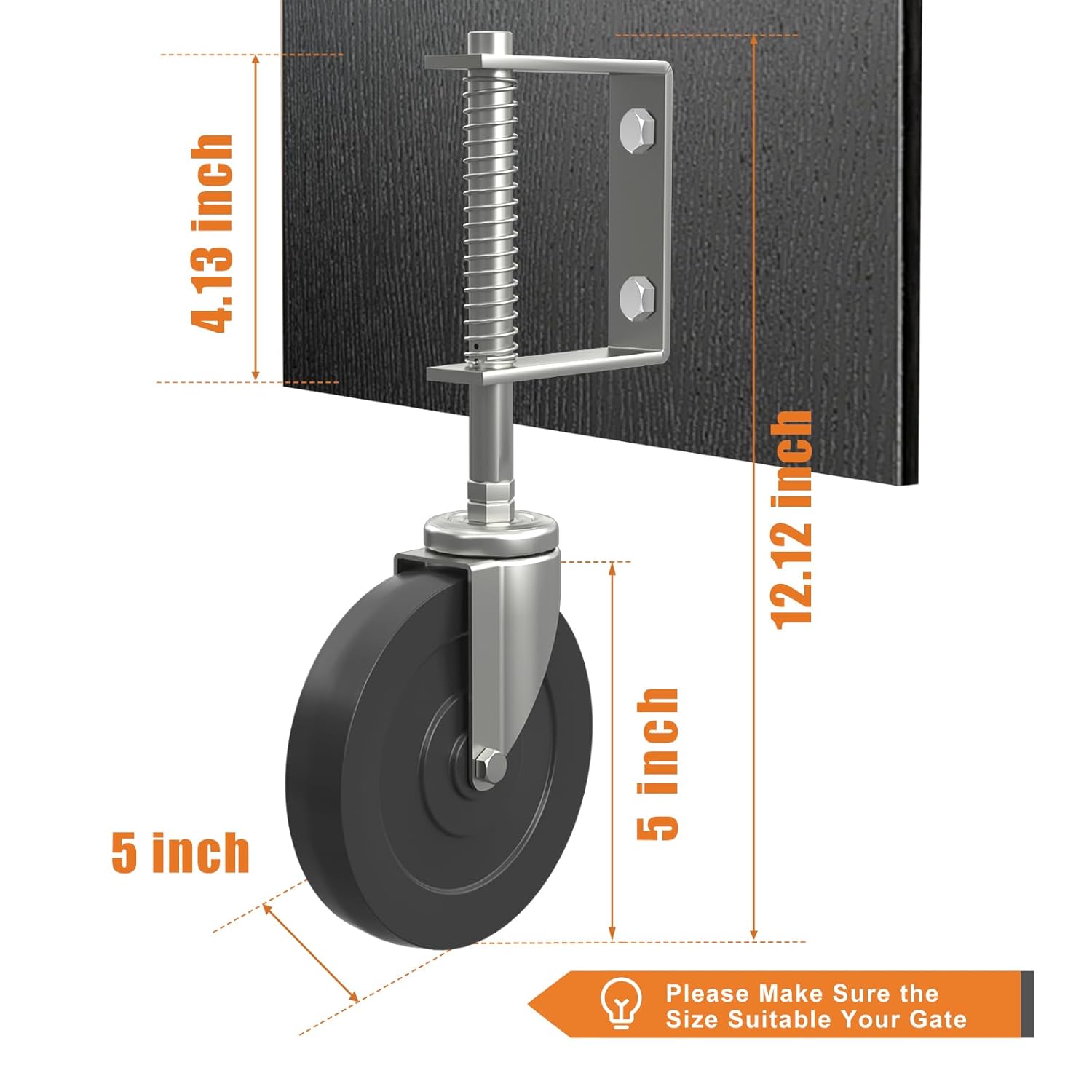 Super Strong Smooth 5 Gate Caster with 413 Spring Easy to Install Durable