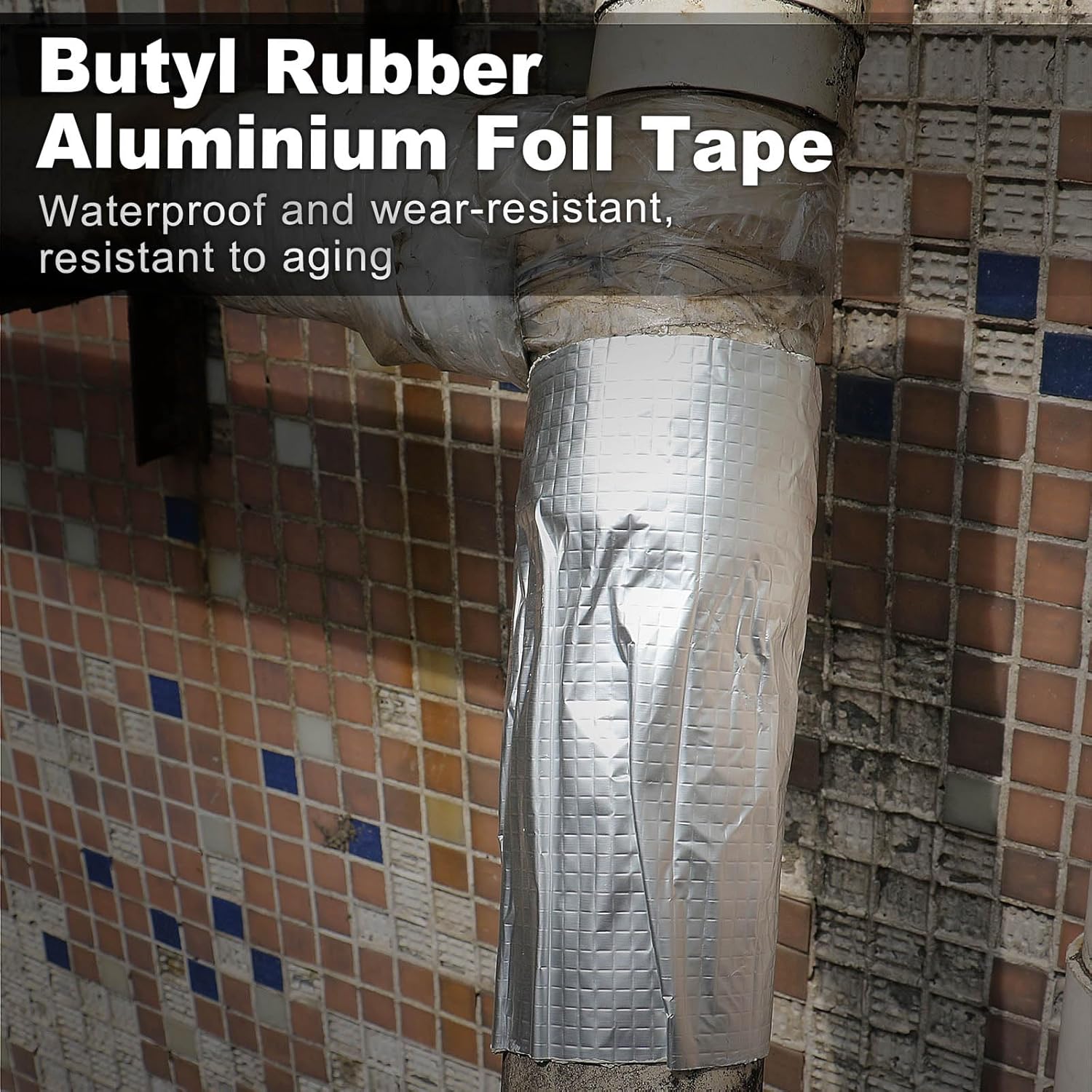 BOMEI PACK Waterproof_butyl Tape for Roof Flashing Gutter and More