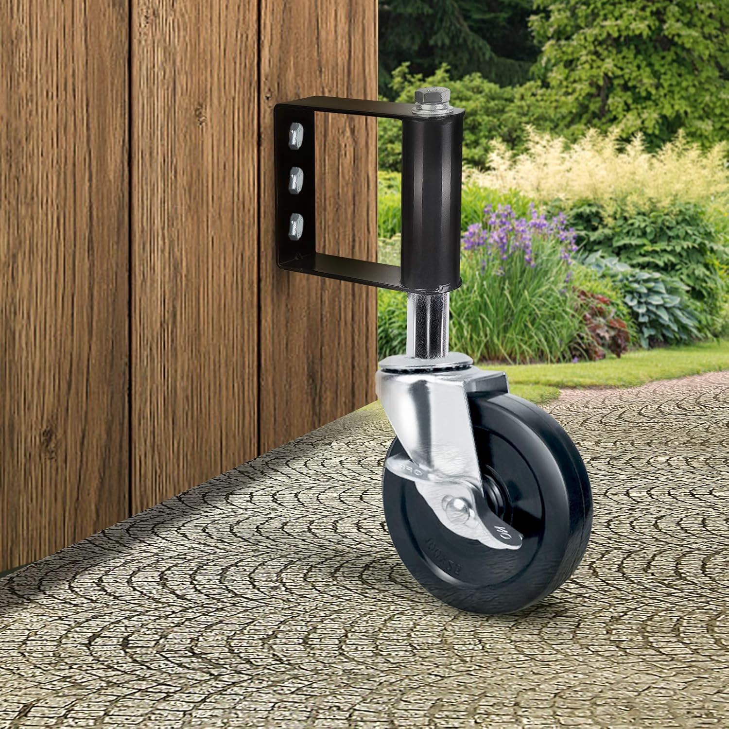Superior Hidden Spring Gate Wheels for Smooth Wooden Metal Gates