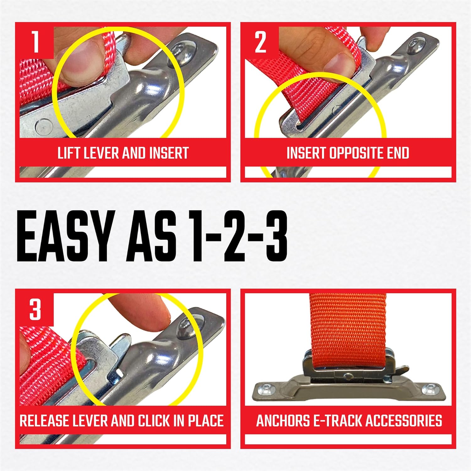 E-Track Secure Cargo Anchors