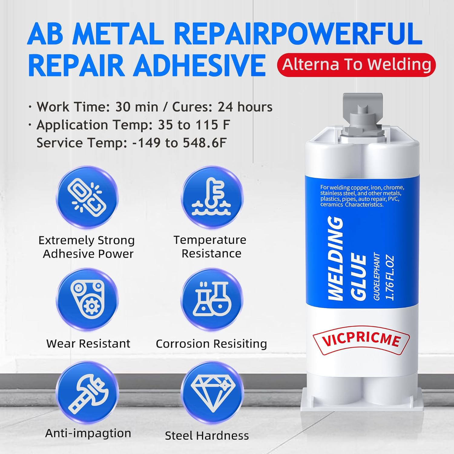 Seal Welds for Metal Plastic and Steel
