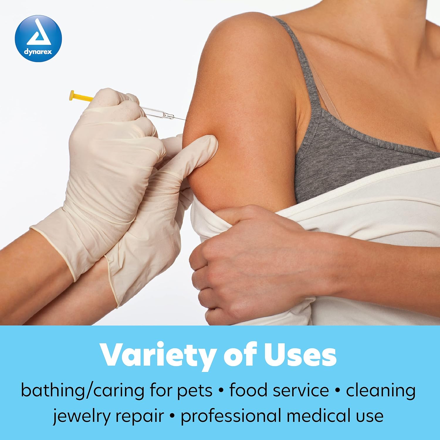 Safe-Touch Disposable Latex Exam Gloves Powder-Free Bisque