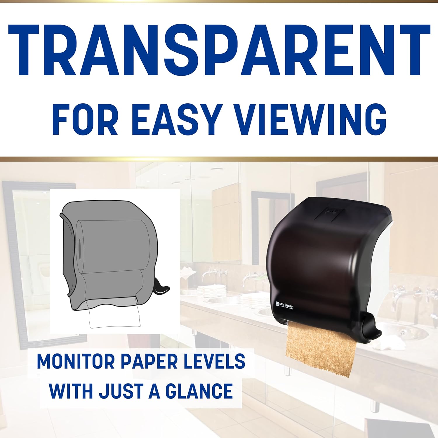 San Jamar Classic Element Wall-Mounted Dispenser