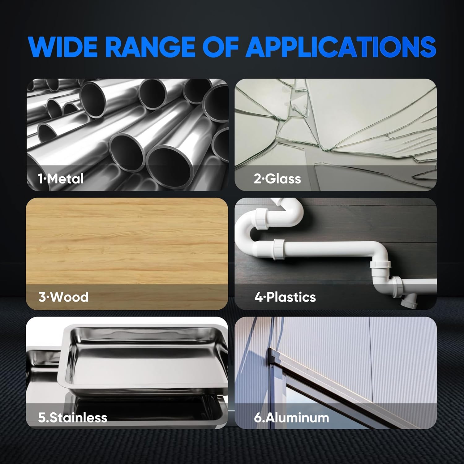 Seal Welds for Metal Plastic and Steel
