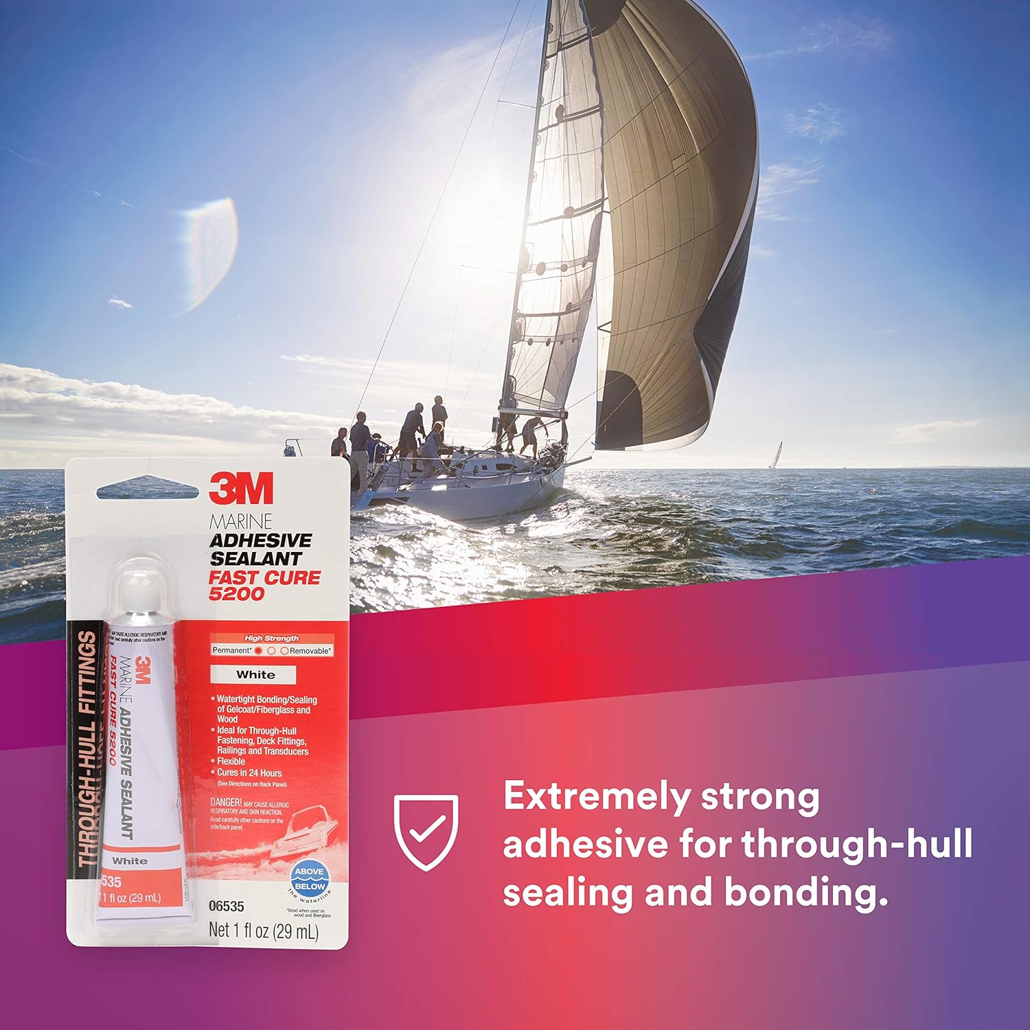 3M Marine Adhesive Sealant Fast-Cure Window Marine